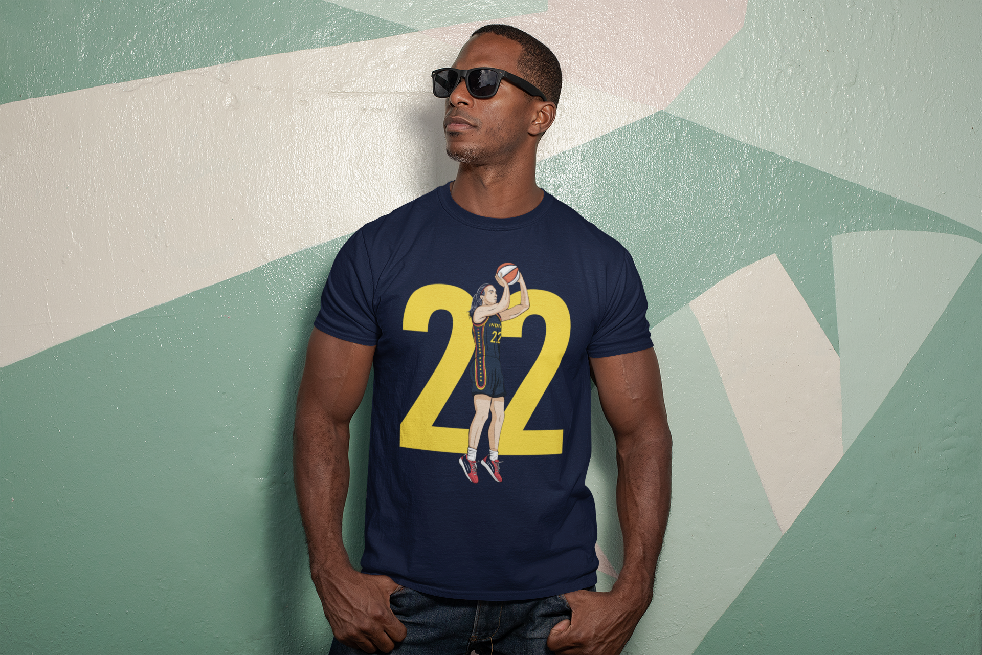 Caitlin Indiana Player #22 Basketball Men's Women's T-Shirt