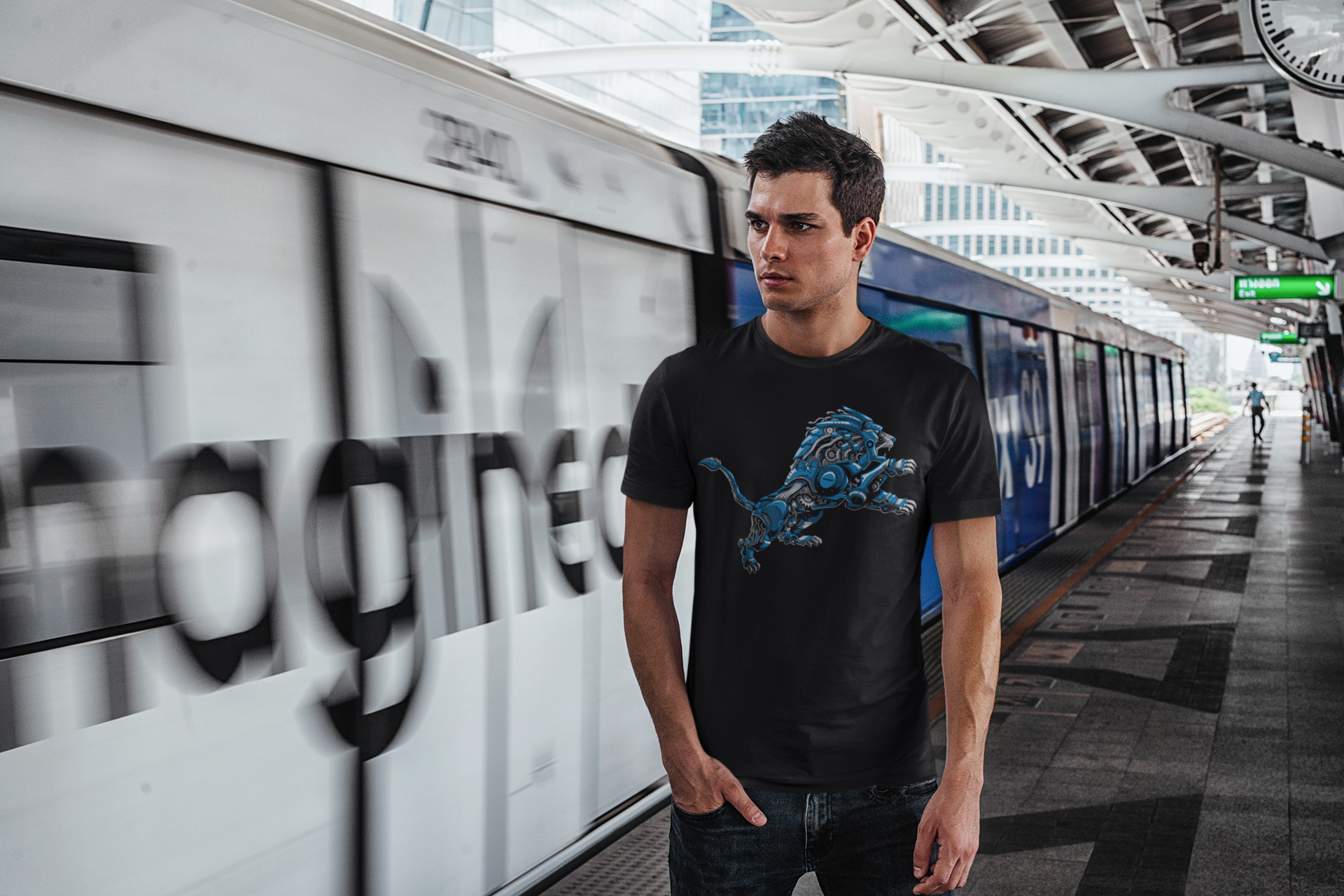 Detroit Steampunk Football Men's T-Shirt