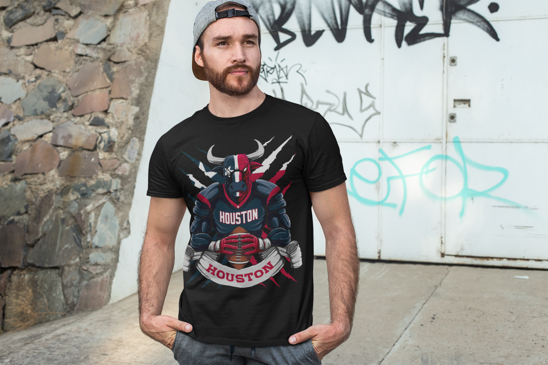 Houston Football Men's T-Shirt