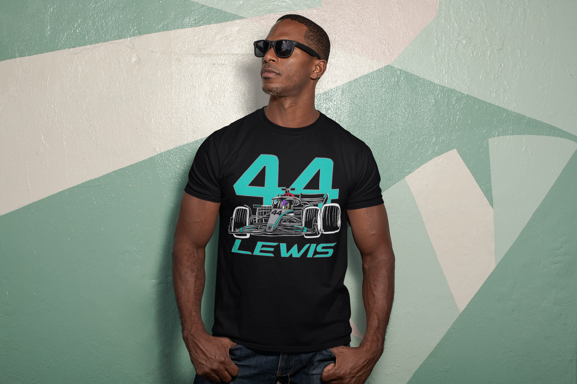 Formula Racing - LEWIS 44 - Men's Graphic T-Shirt