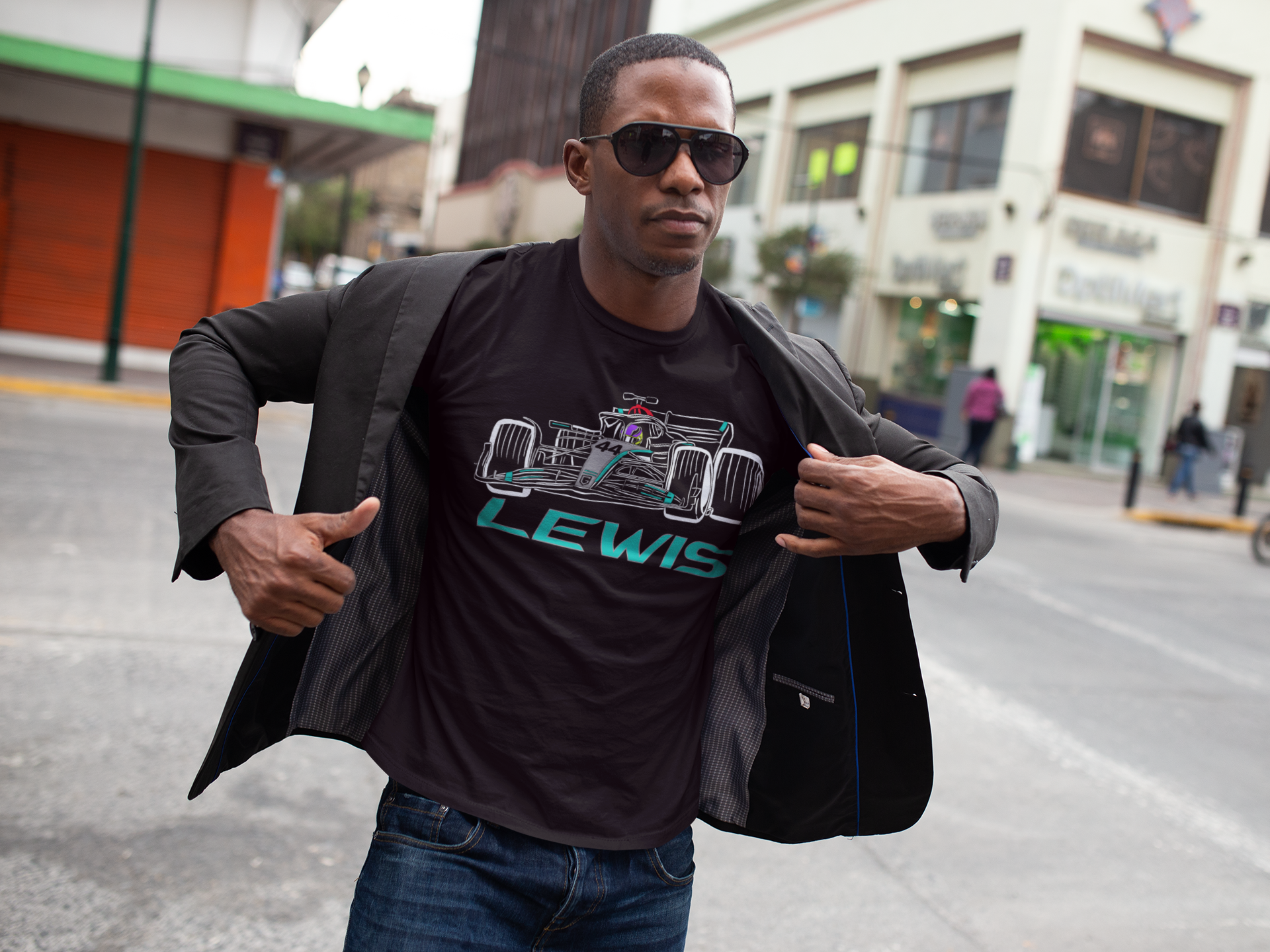 Formula Racing - LEWIS - Men's Graphic T-Shirt