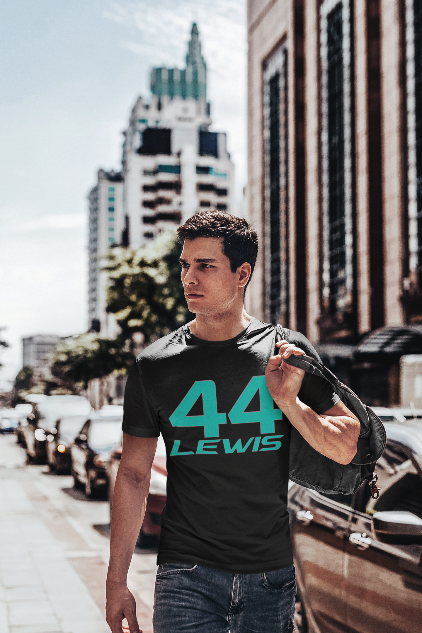 Formula Racing - LEWIS 44 - Men's Graphic T-Shirt