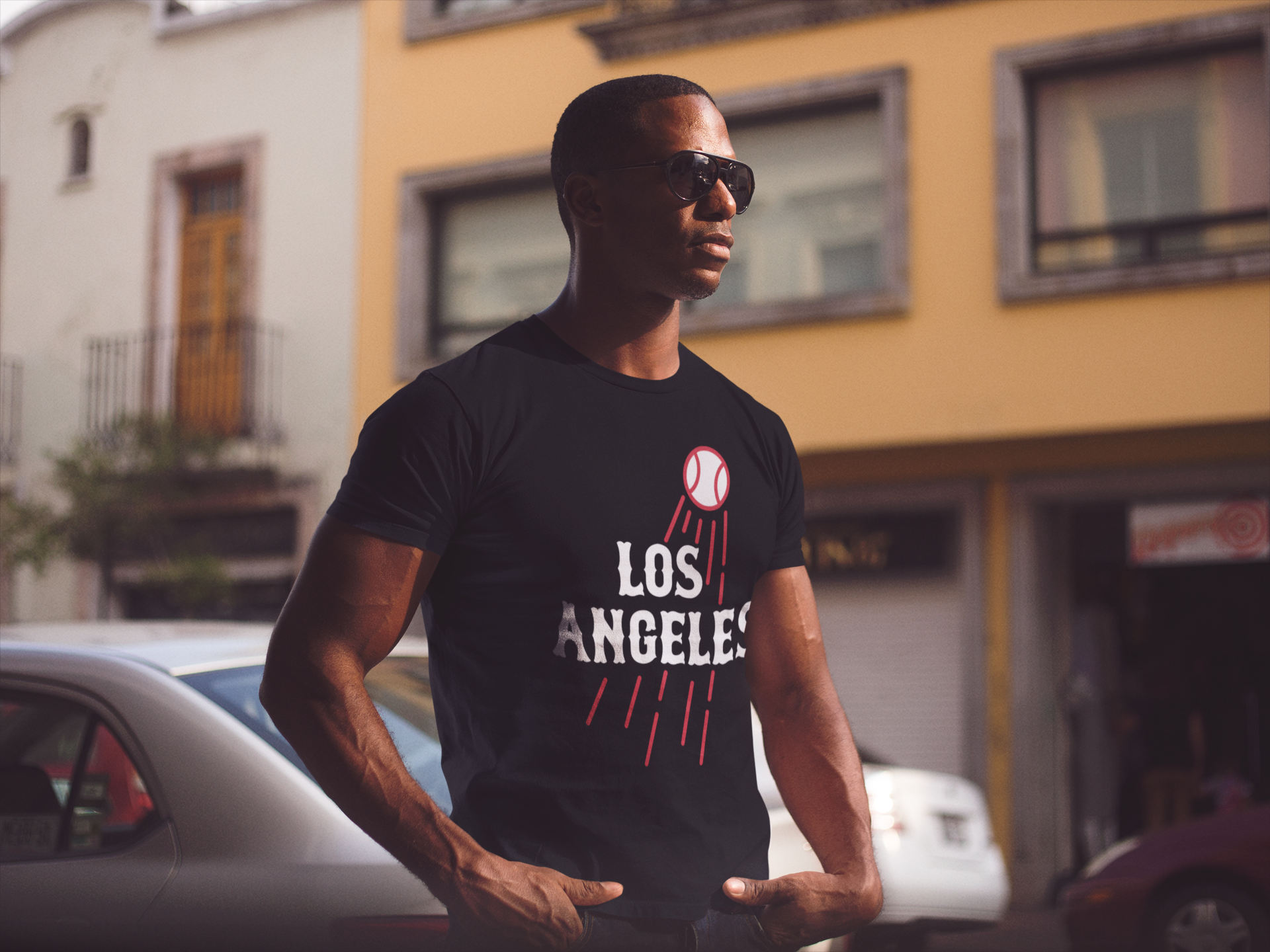 Los Angeles Baseball Men's T-Shirt