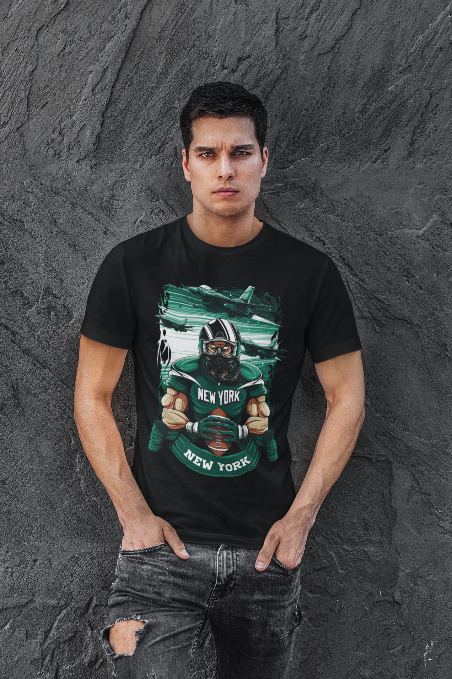 New York F-16 Football Men's T-Shirt