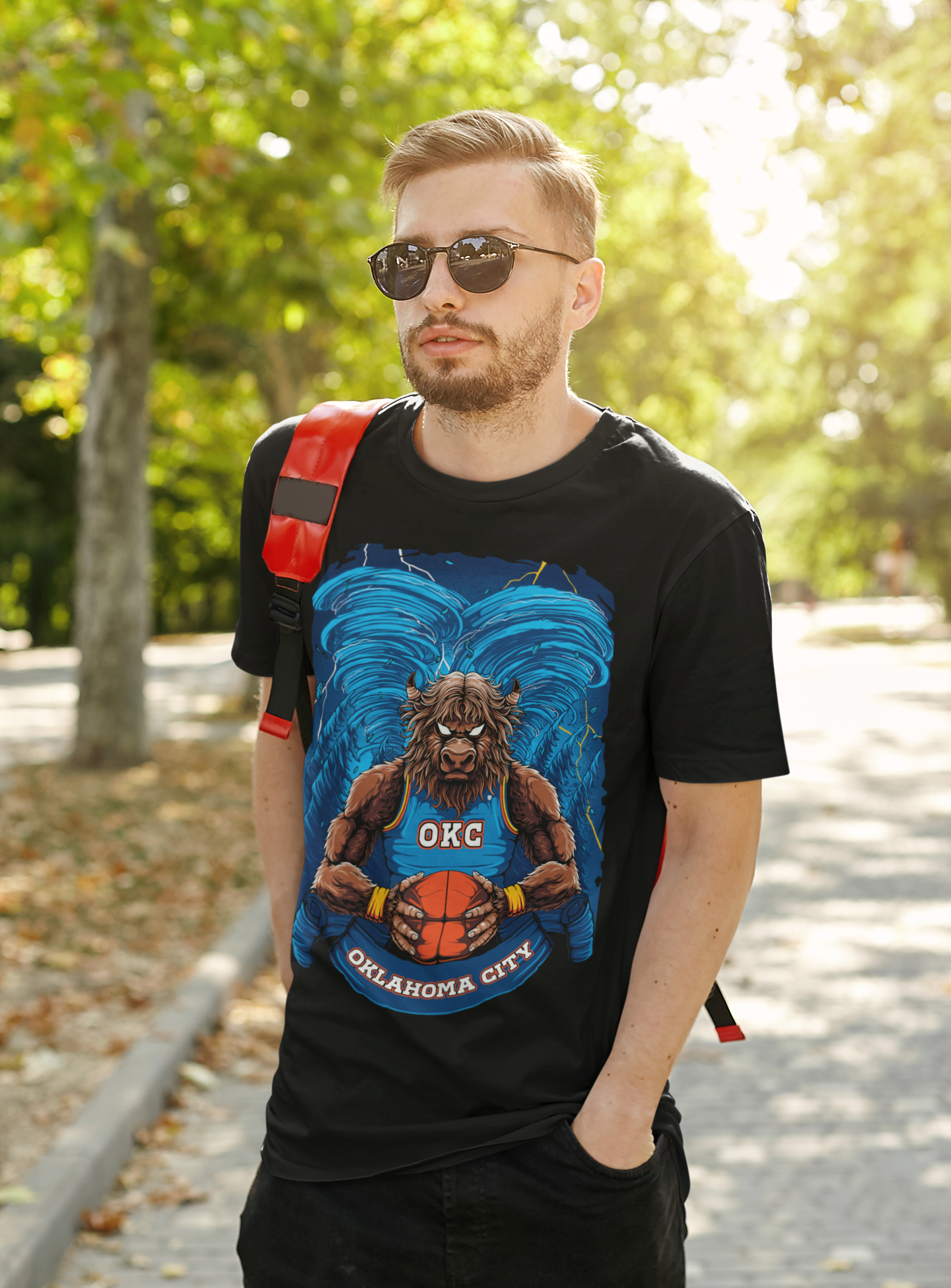 Oklahoma City Basketball Men's T-Shirt