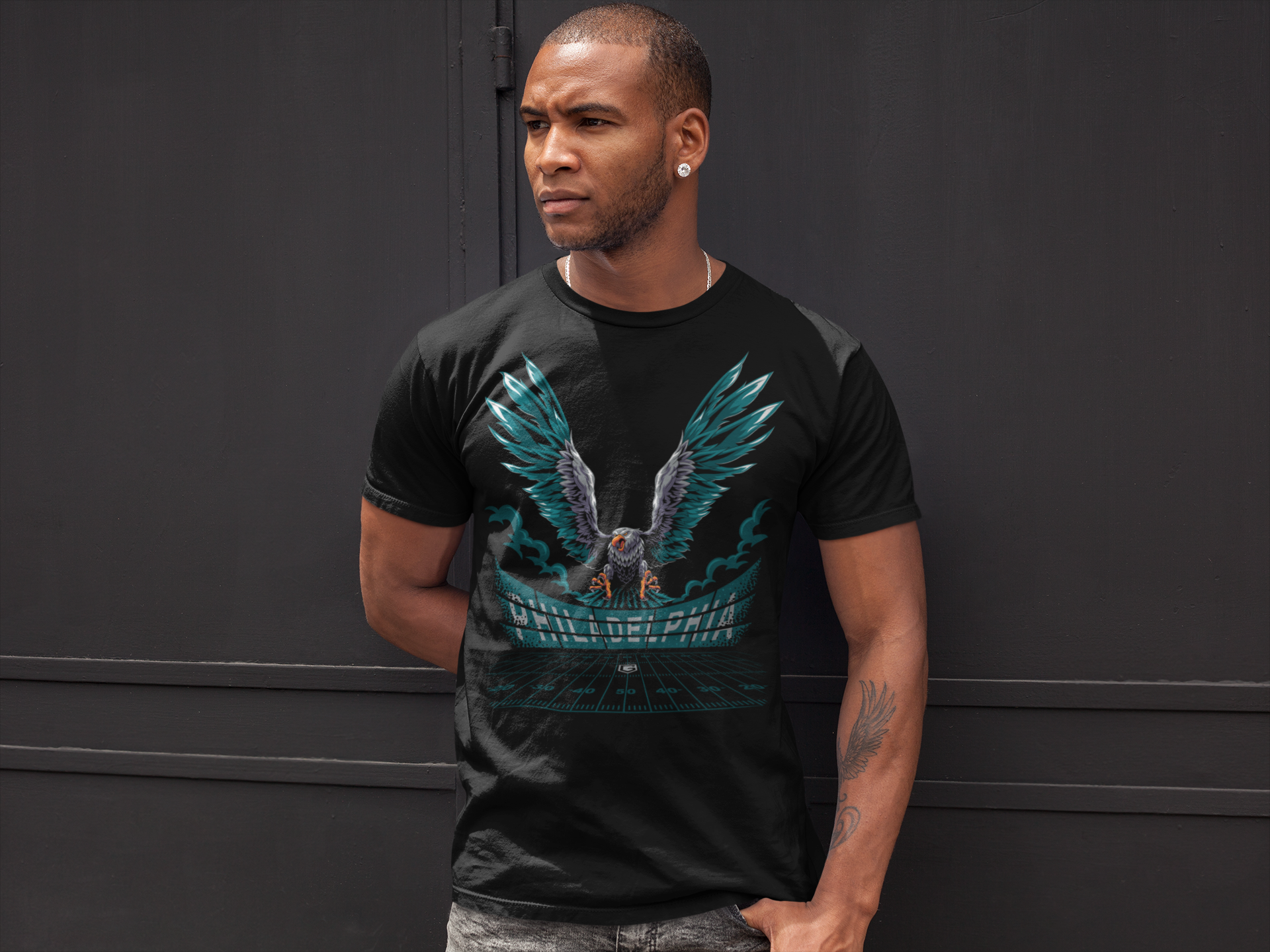 Philadelphia Football Stadium Men's T-Shirt