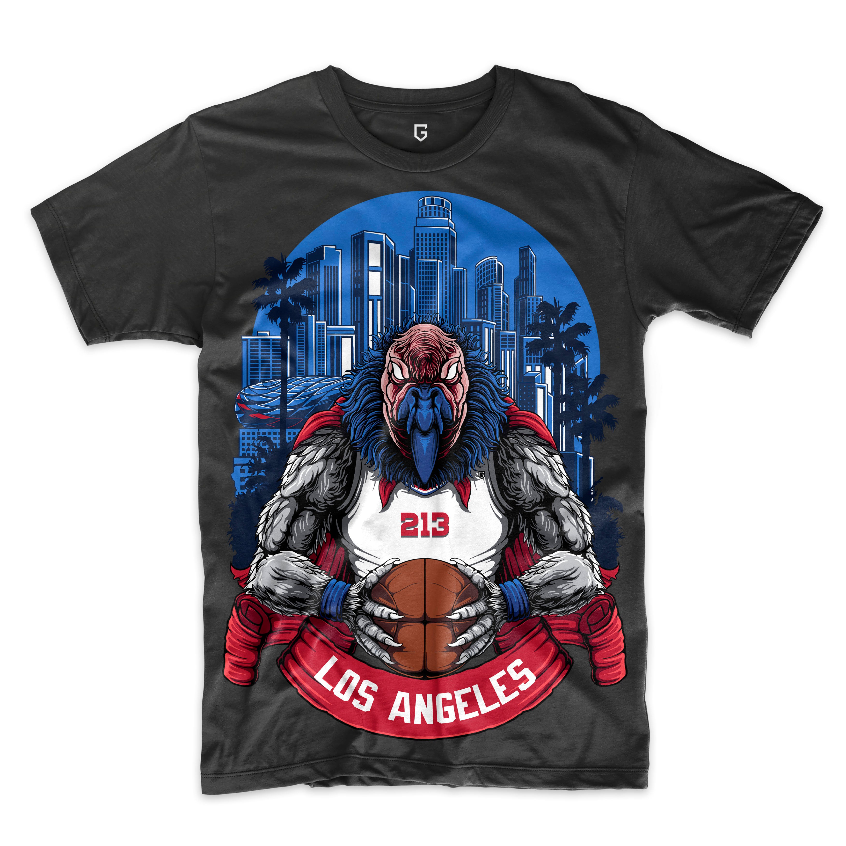 Los Angeles Basketball Chuck Men's T-Shirt