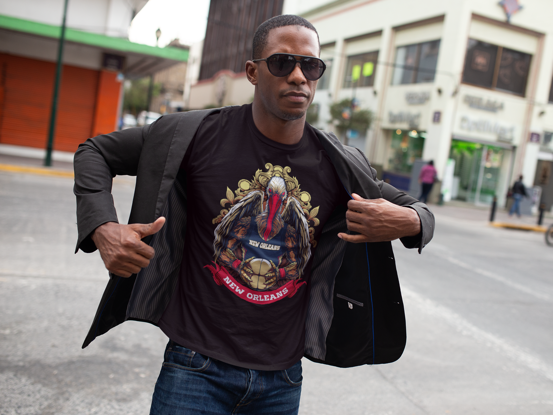 New Orleans Basketball Men's T-Shirt