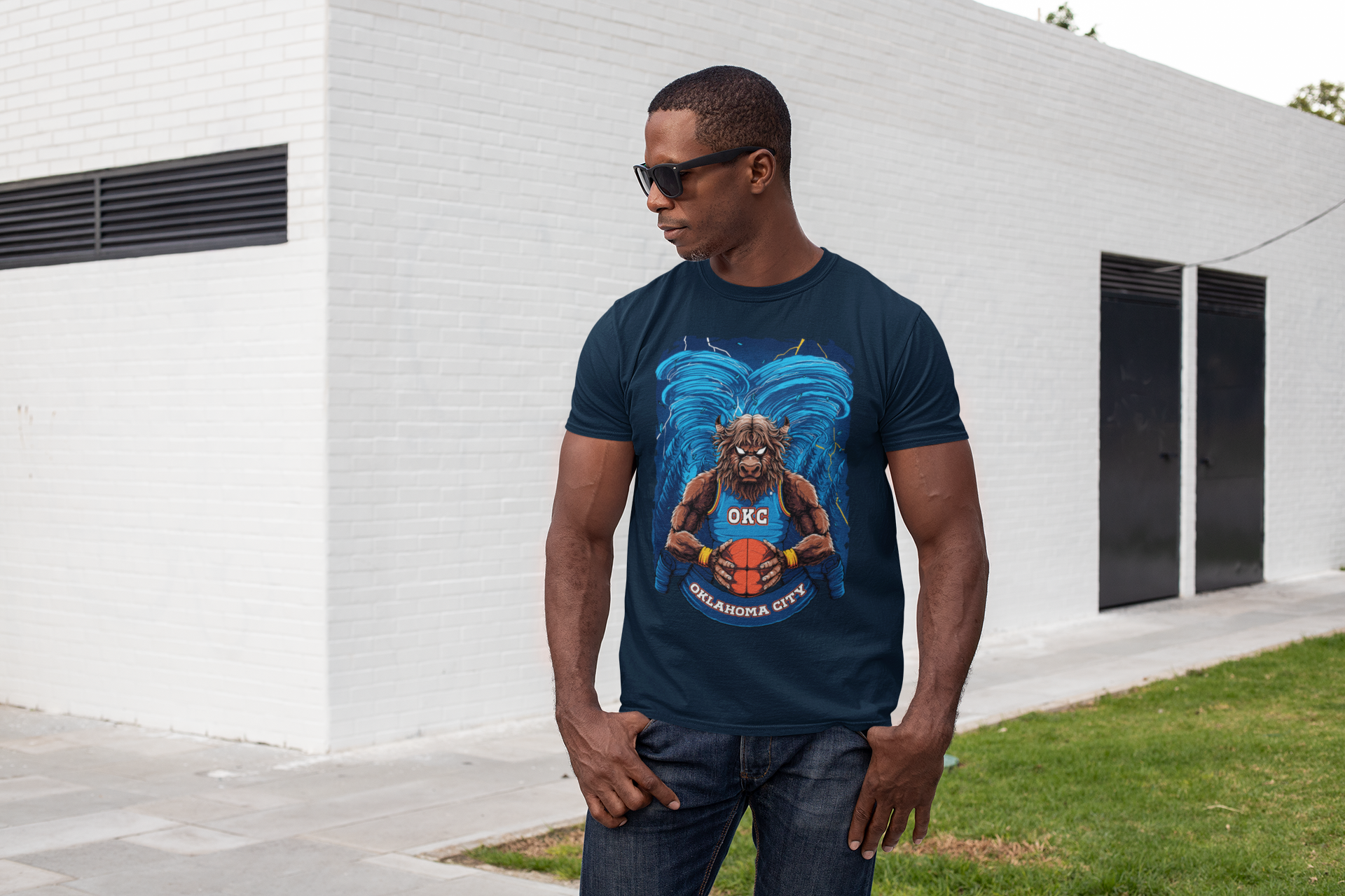 Oklahoma City Basketball Men's T-Shirt