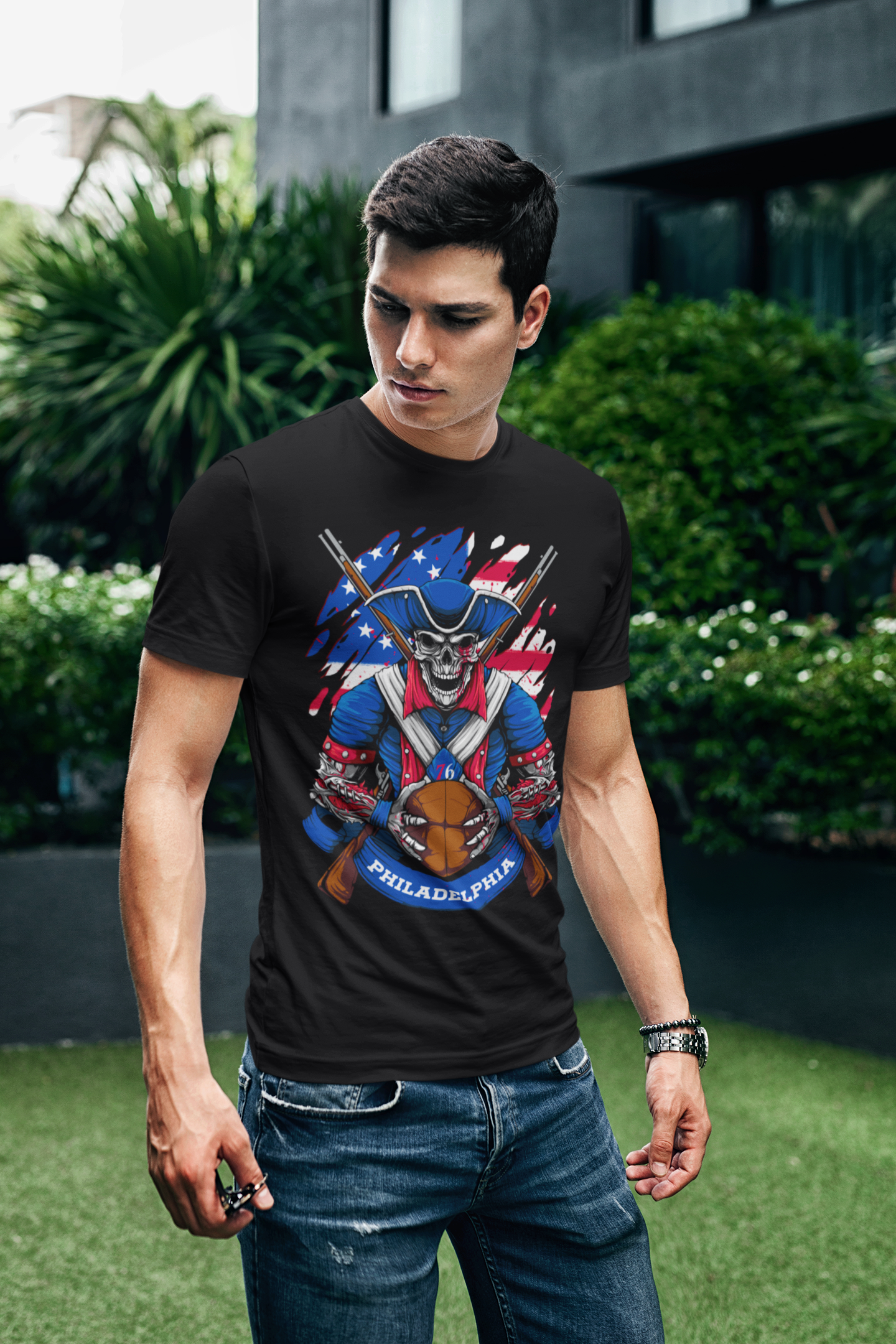 Philadelphia Basketball Men's Graphic T-Shirt