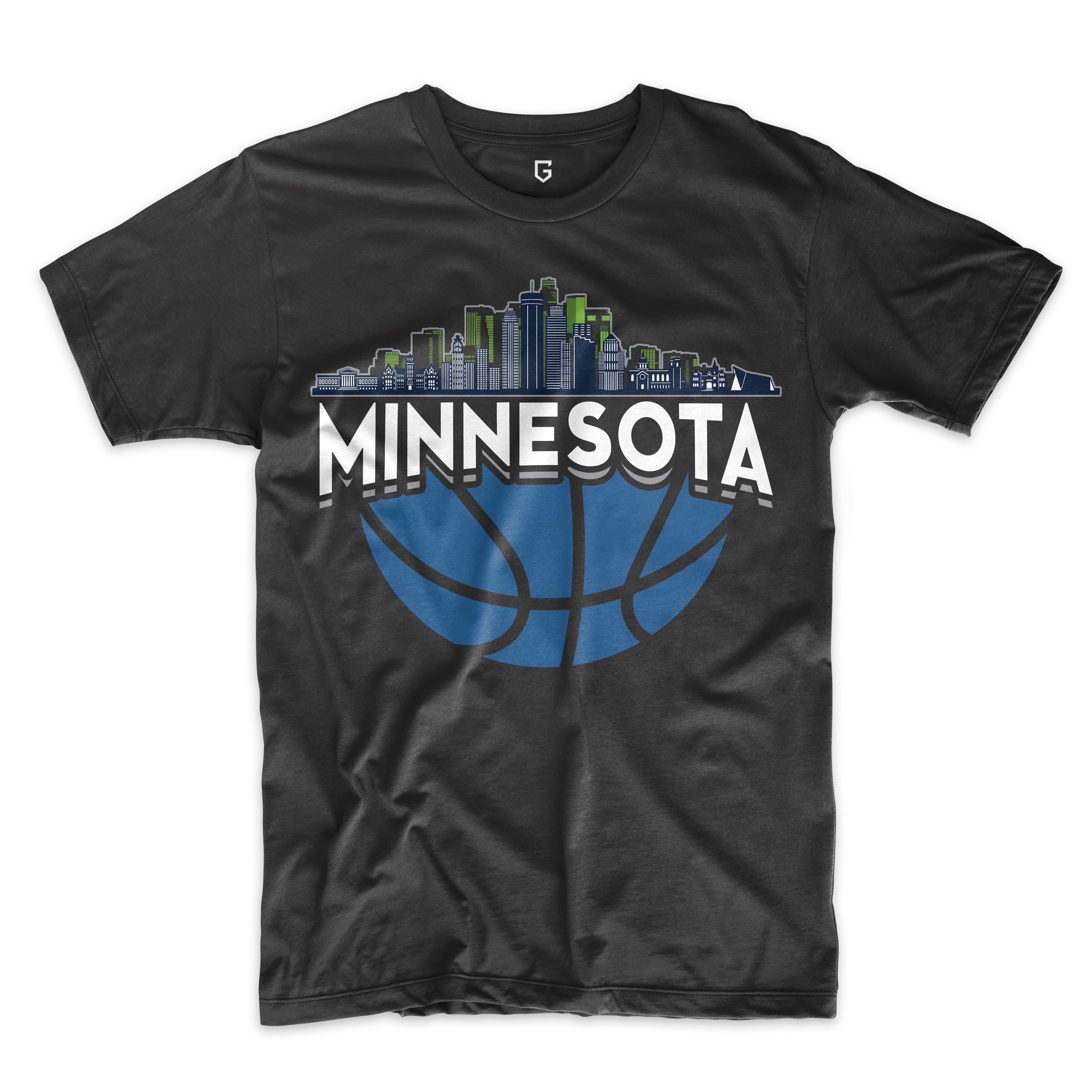 Minnesota Basketball Skyline Men's T-Shirt