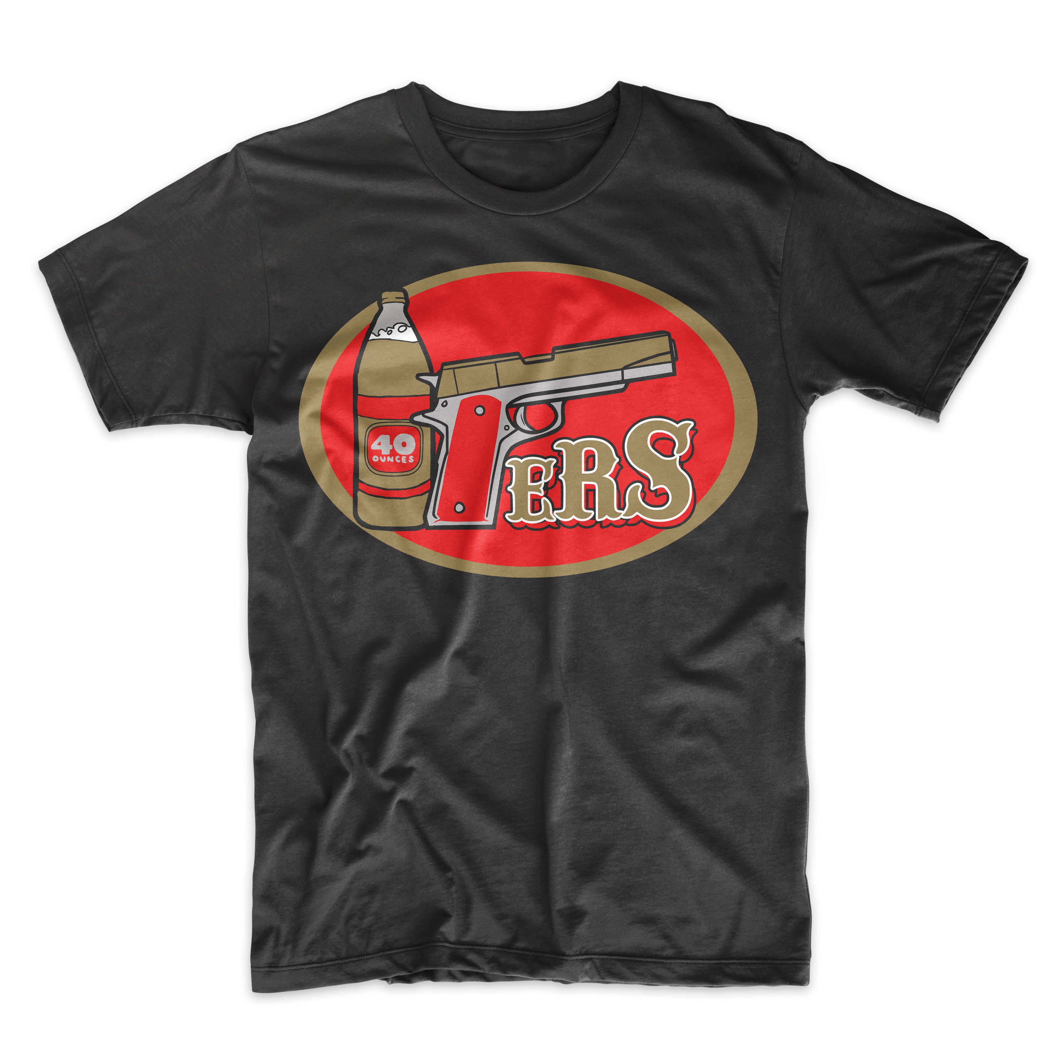 San Francisco 40 Nine Ners Football Mens T-Shirt