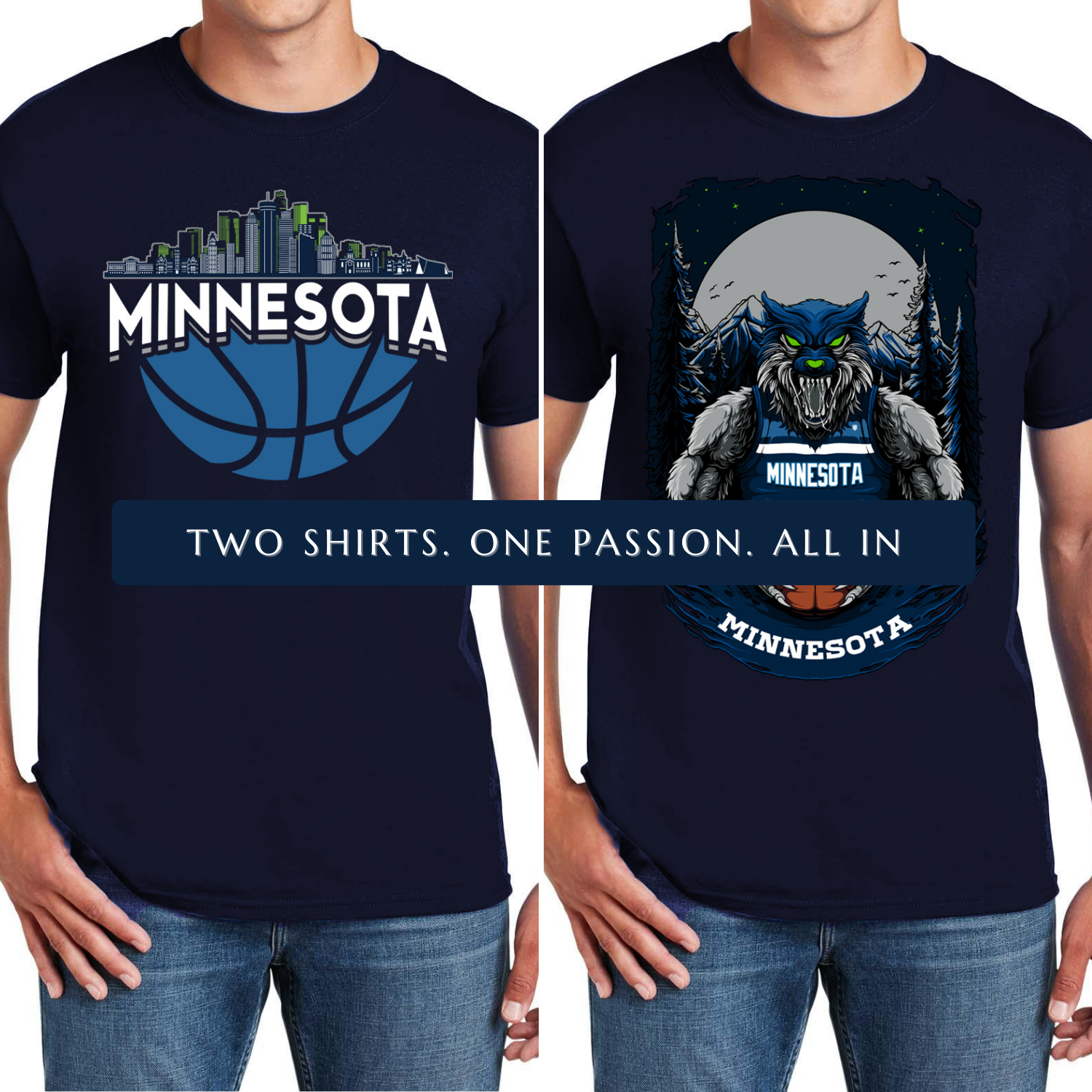 Minnesota Basketball 2-Pack Shirt Bundle