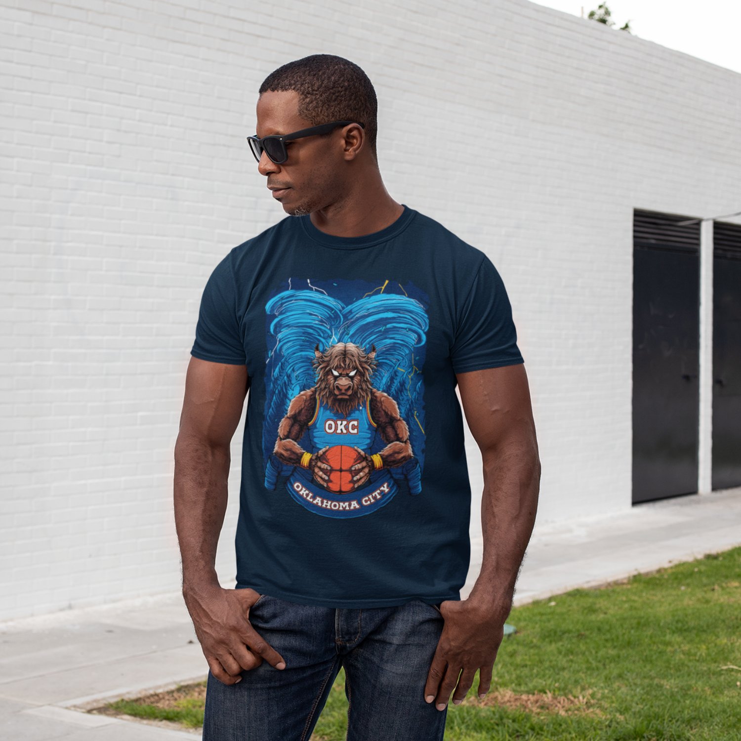 Oklahoma City Basketball 2-Pack Shirt Bundle – Navy