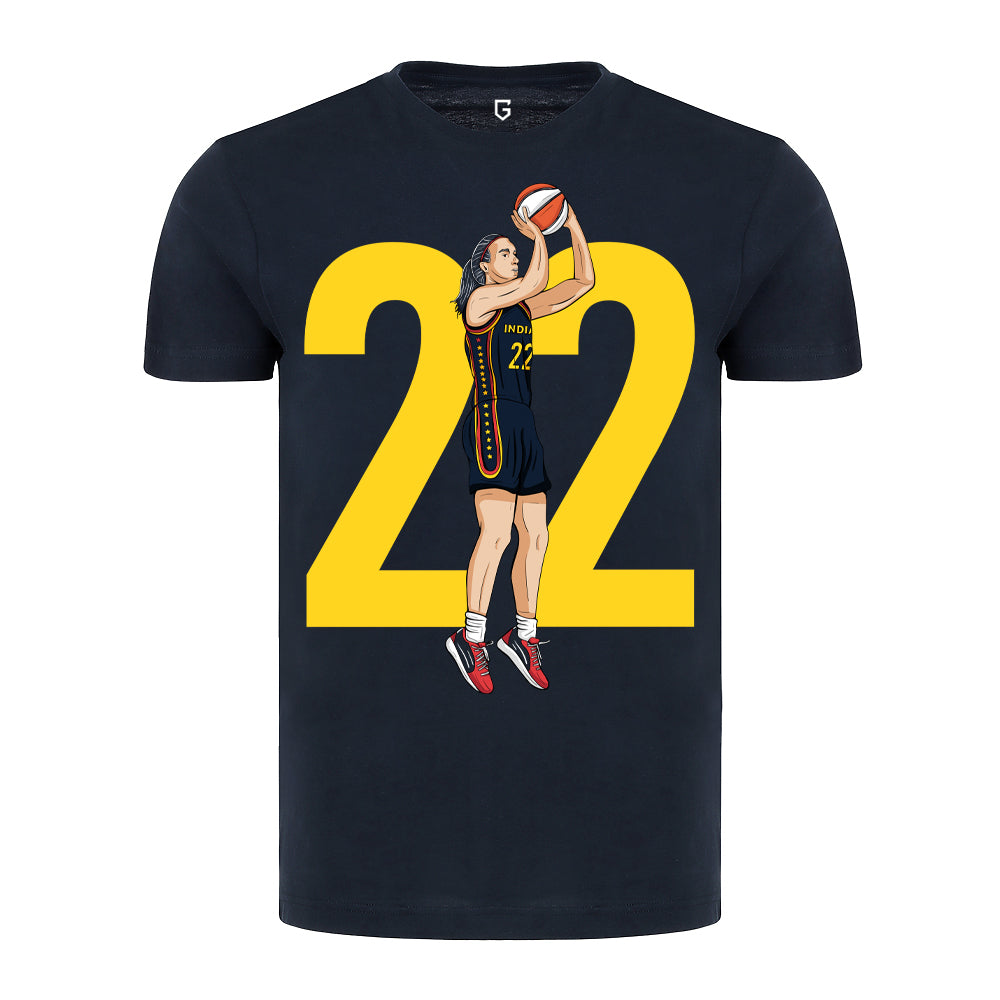 Caitlin Indiana Player #22 Basketball Men's Women's T-Shirt