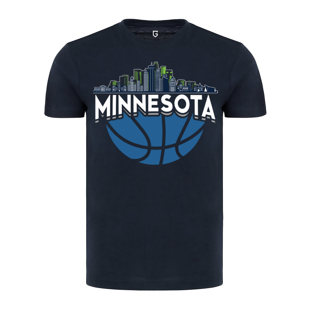 Minnesota Basketball Skyline Men's T-Shirt
