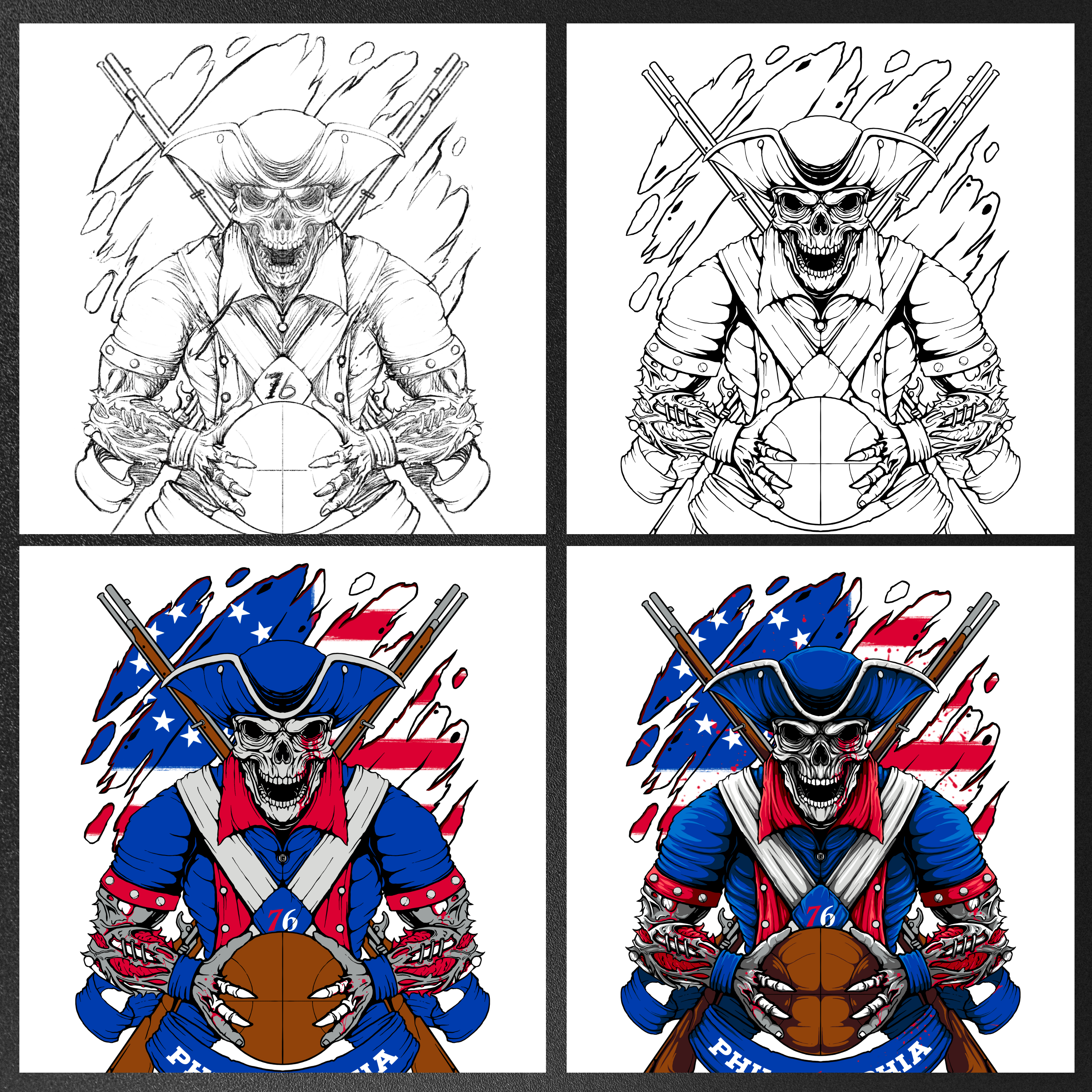 Philadelphia Basketball Men's Graphic T-Shirt