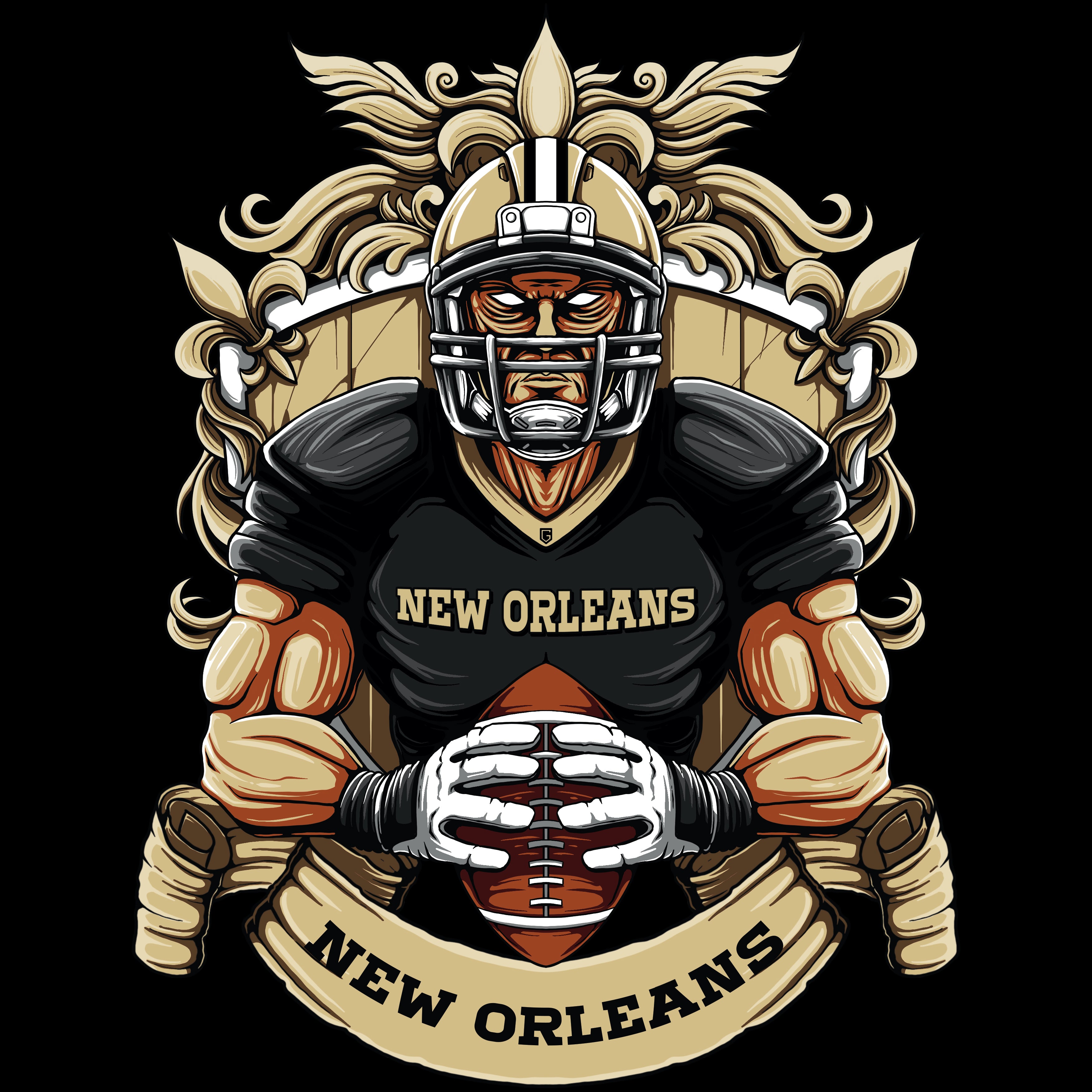 New Orleans Football Men's T-Shirt