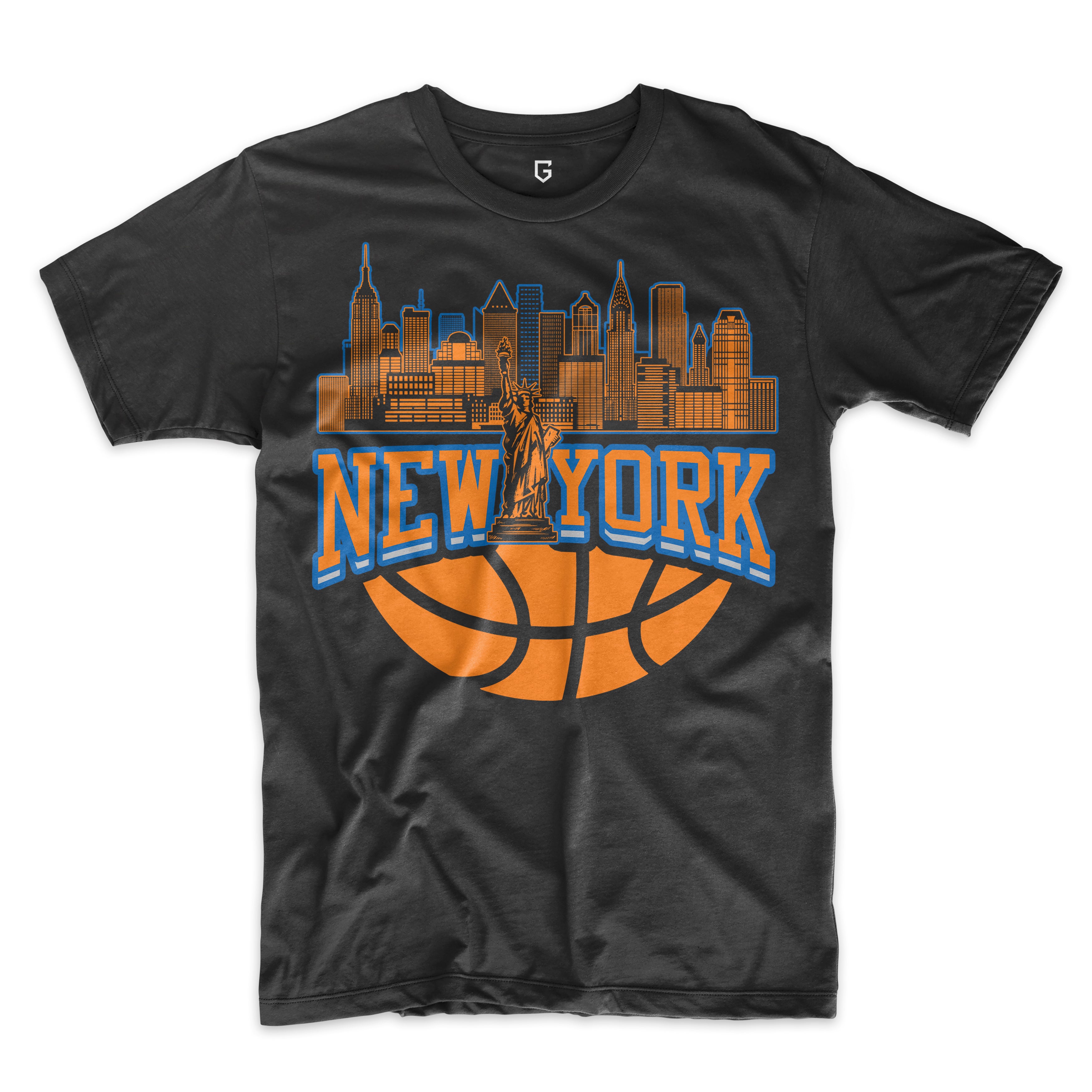New York Basketball Skyline Men's T-Shirt