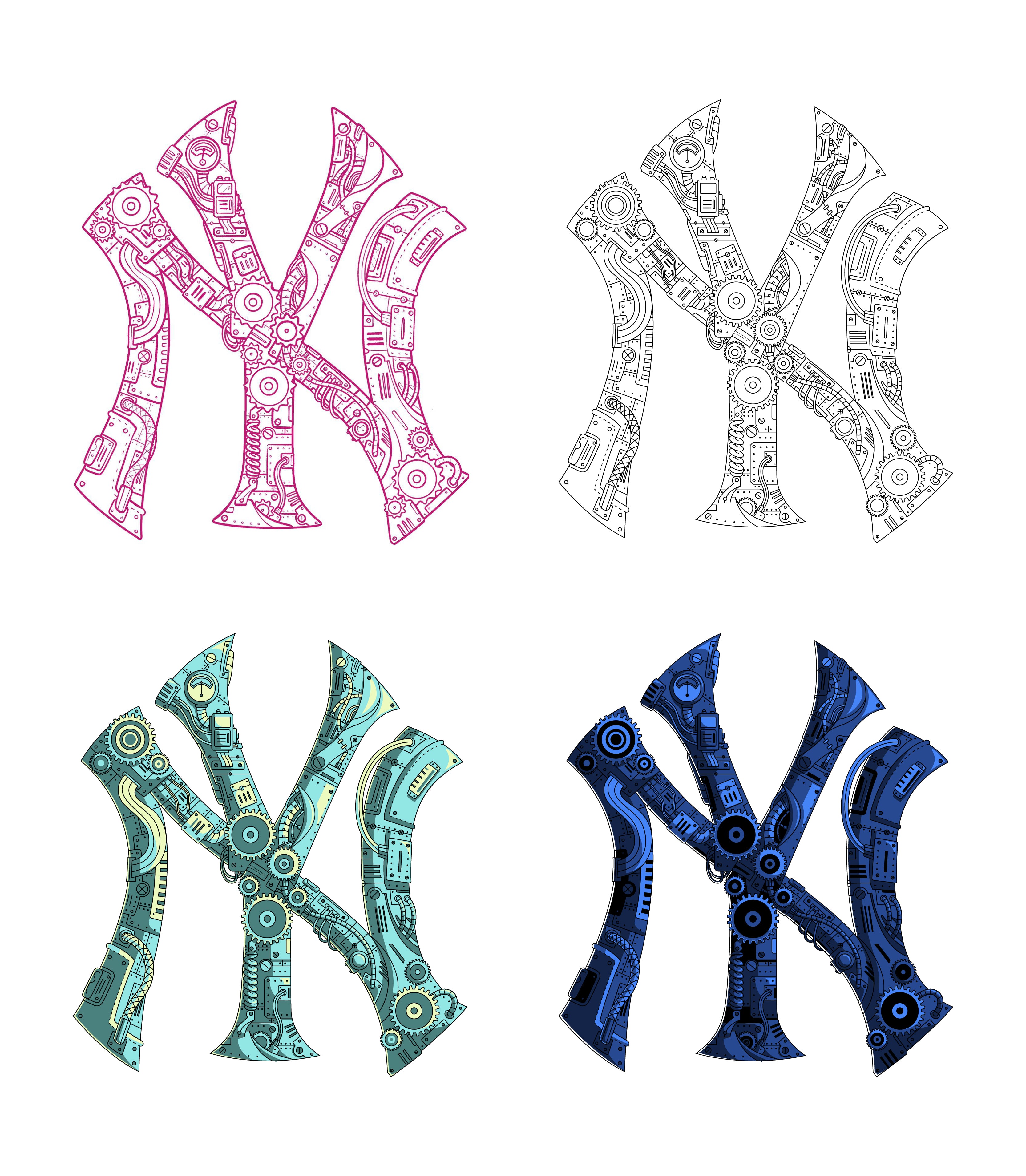 New York Steampunk Baseball Men's T-Shirt