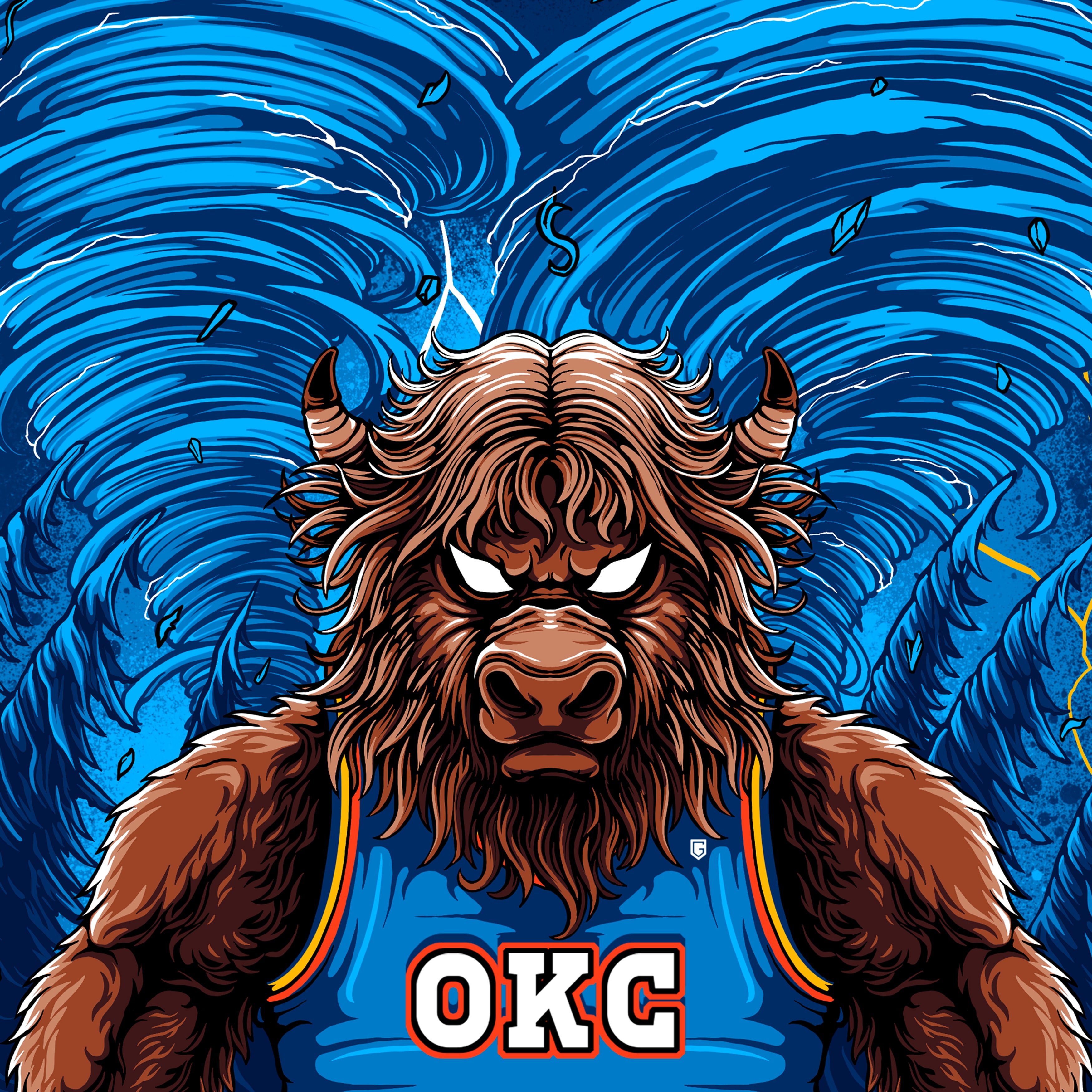 Oklahoma City Basketball Men's T-Shirt