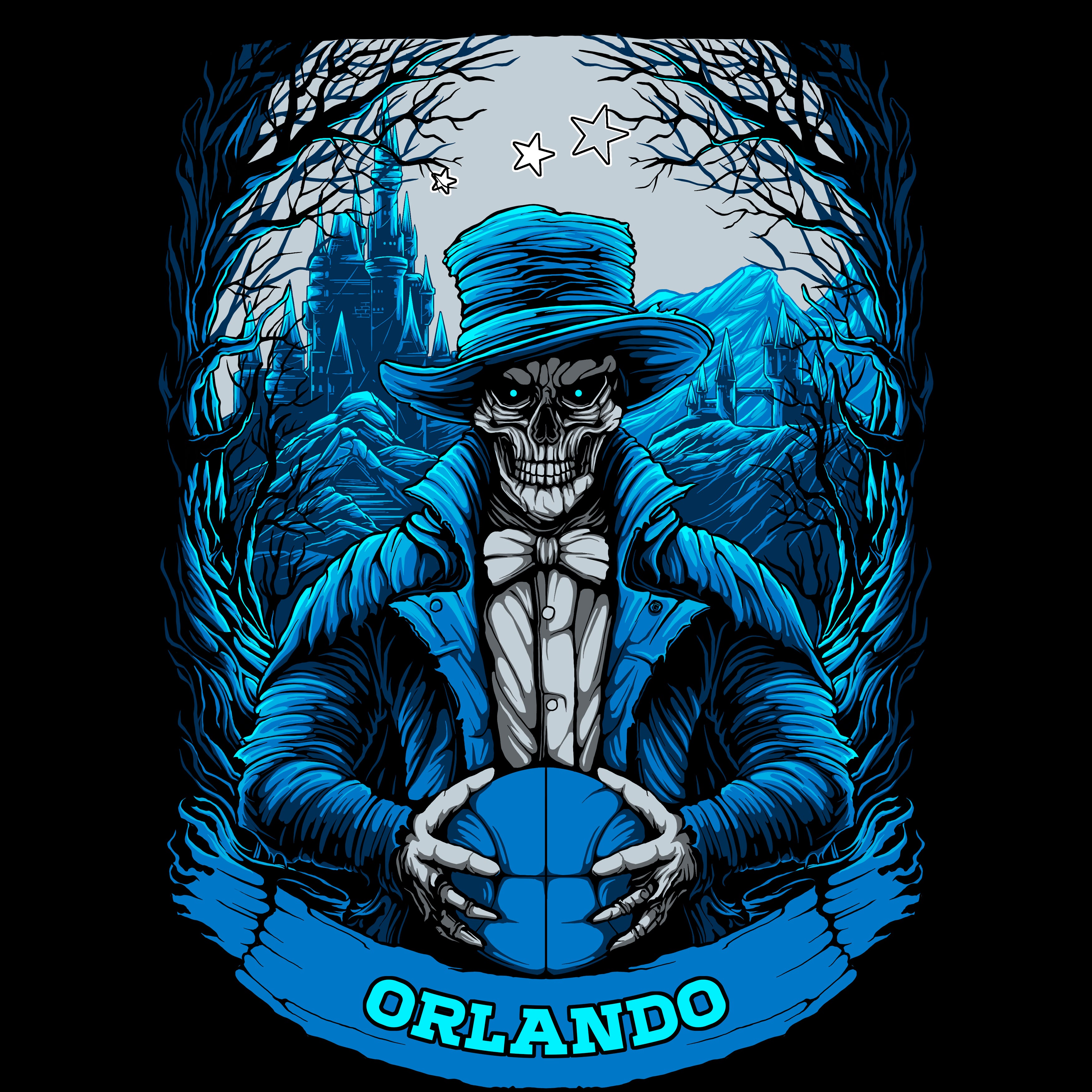 Orlando Basketball Men's Graphic T-Shirt