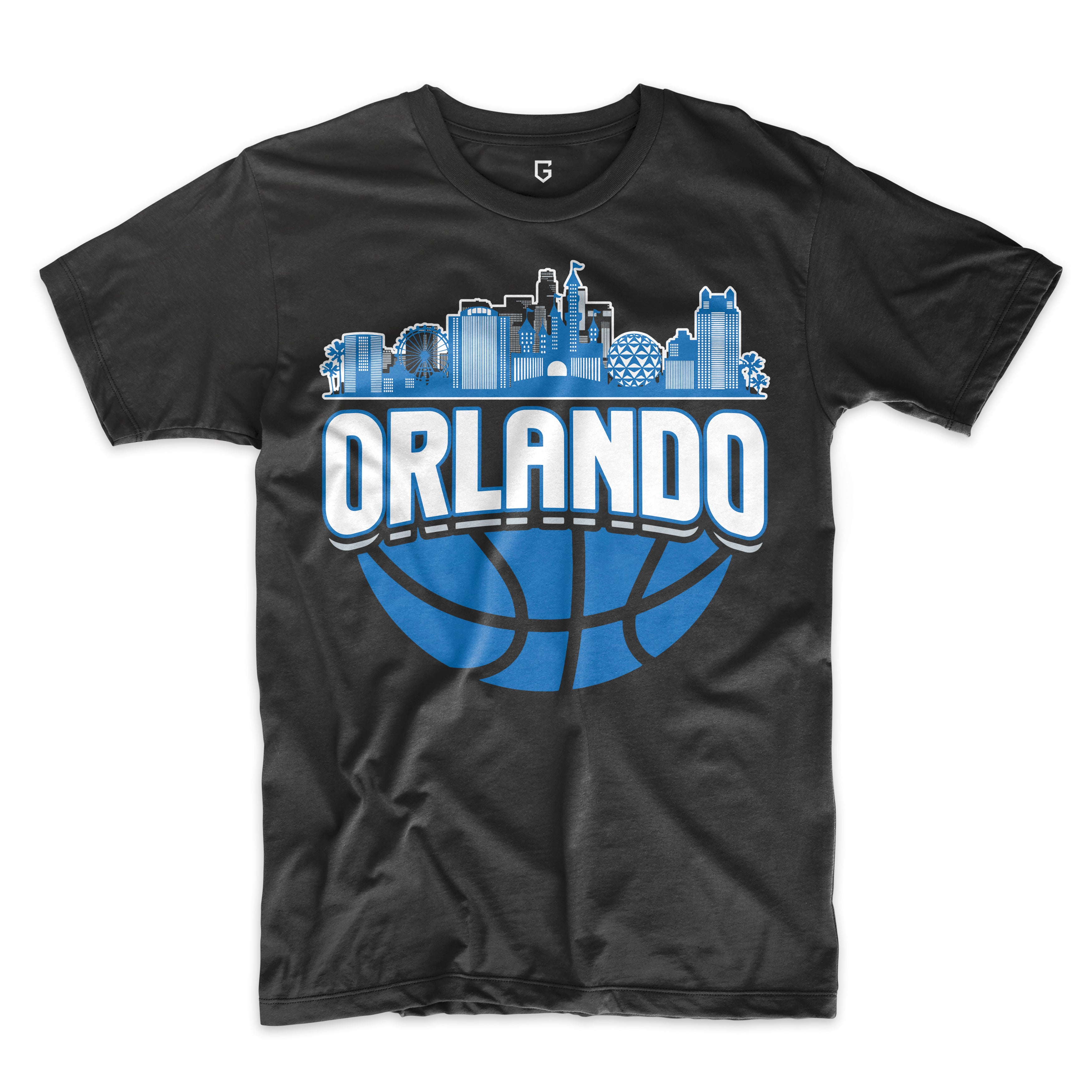 Orlando Basketball Skyline Men's T-Shirt