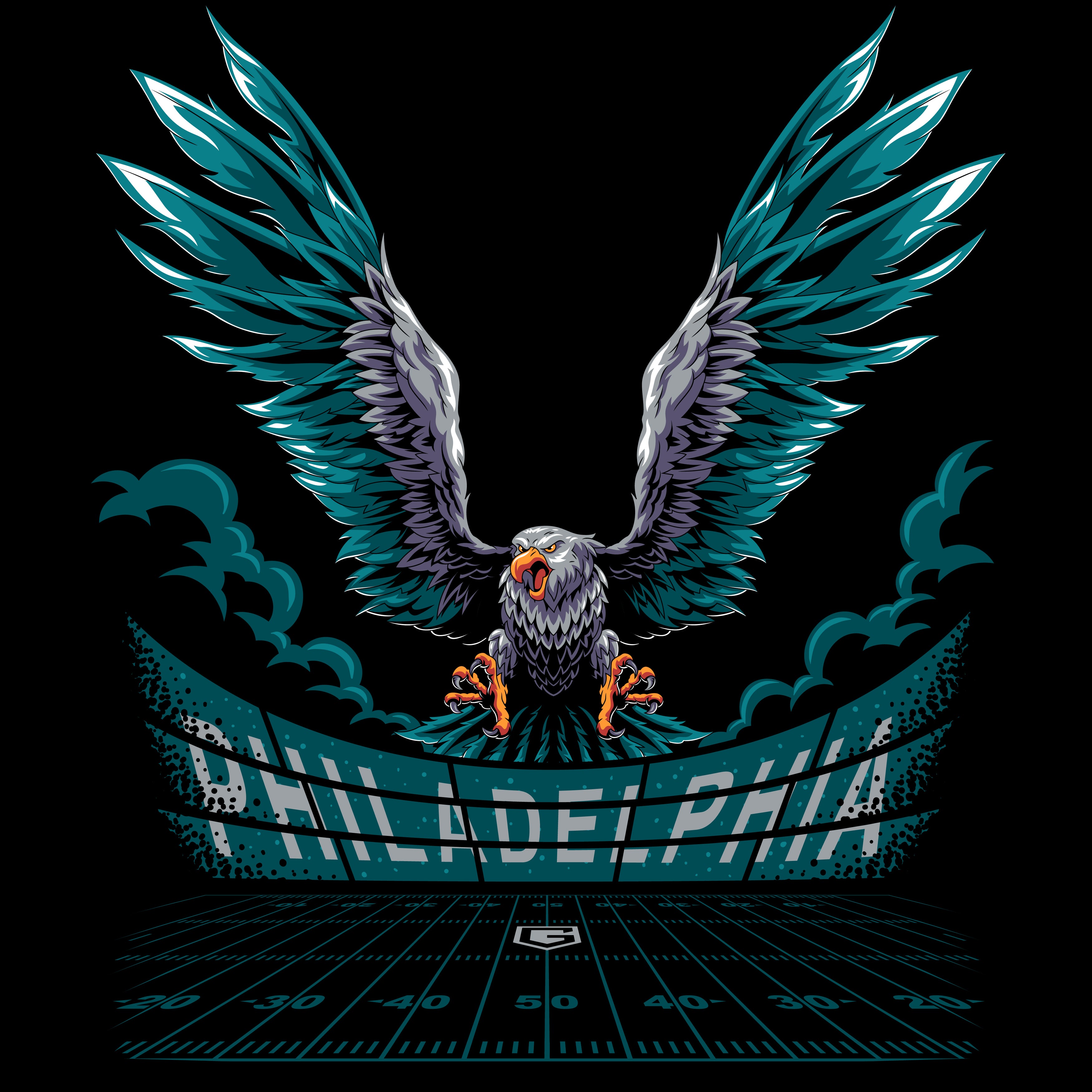 Philadelphia Football Stadium Men's T-Shirt