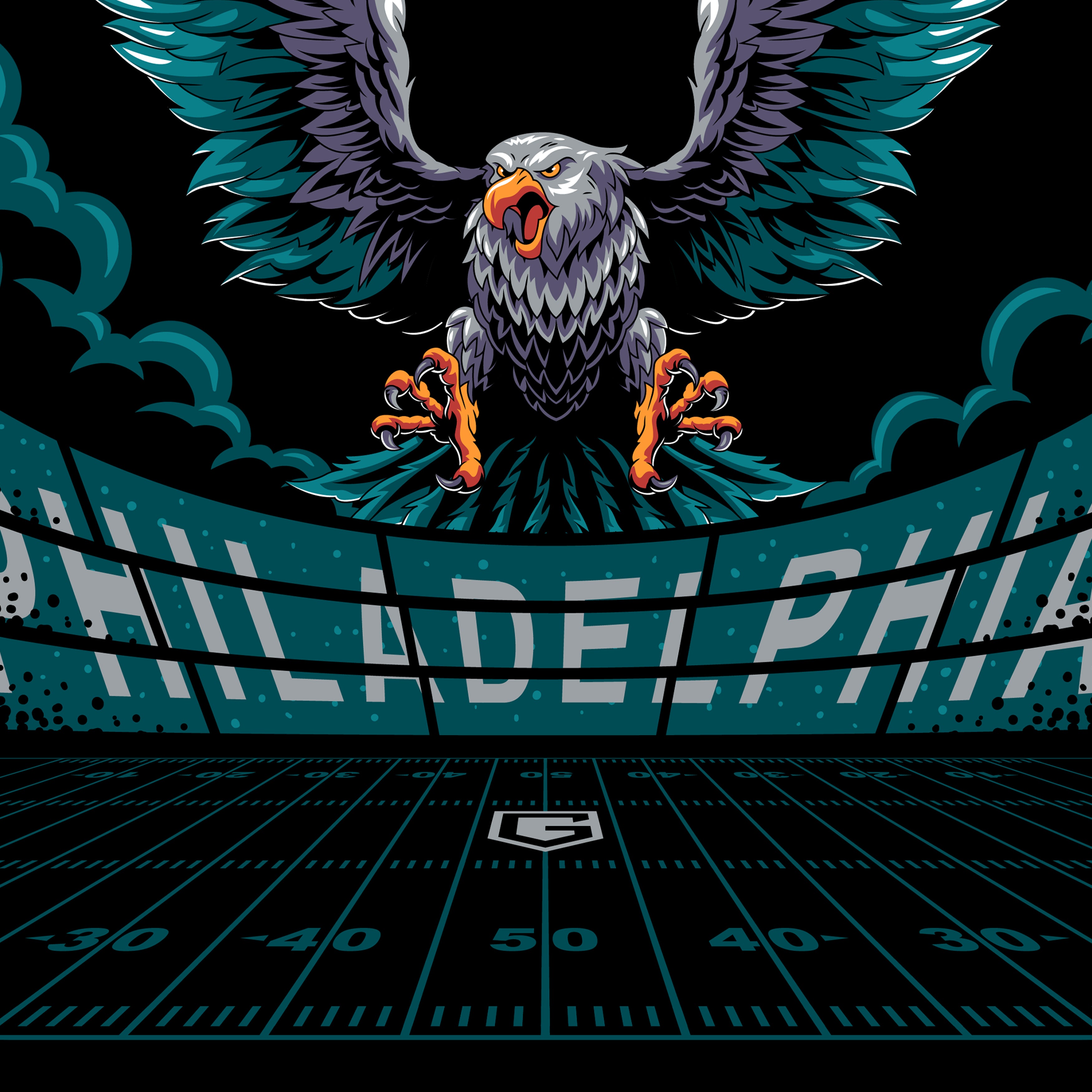 Philadelphia Football Stadium Men's T-Shirt