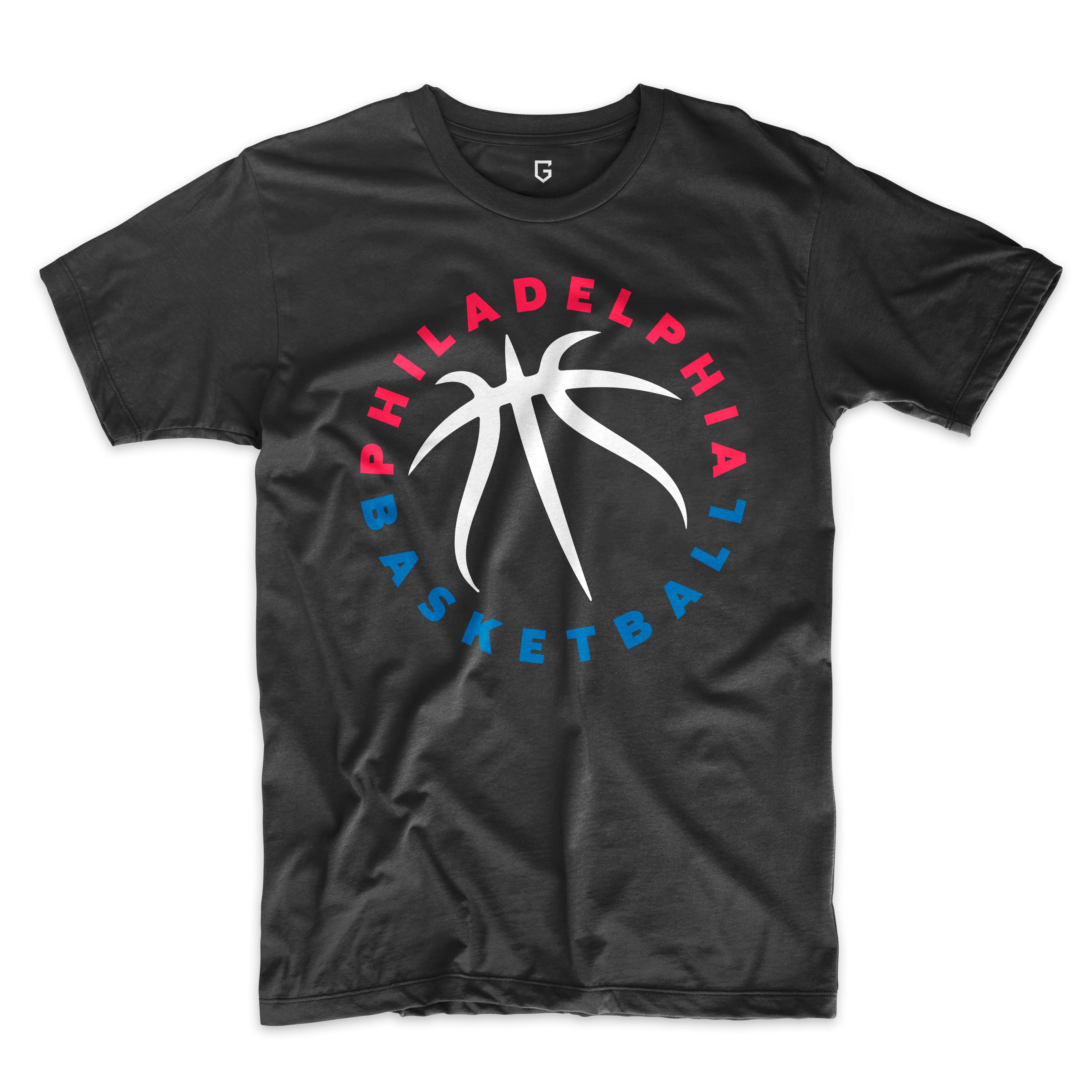 Philadelphia Basketball Seams Men's T-Shirt