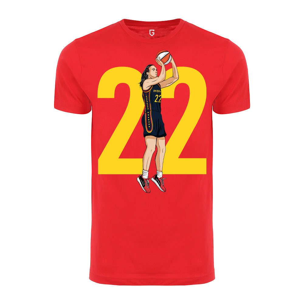 Caitlin Indiana Player #22 Basketball Men's Women's T-Shirt