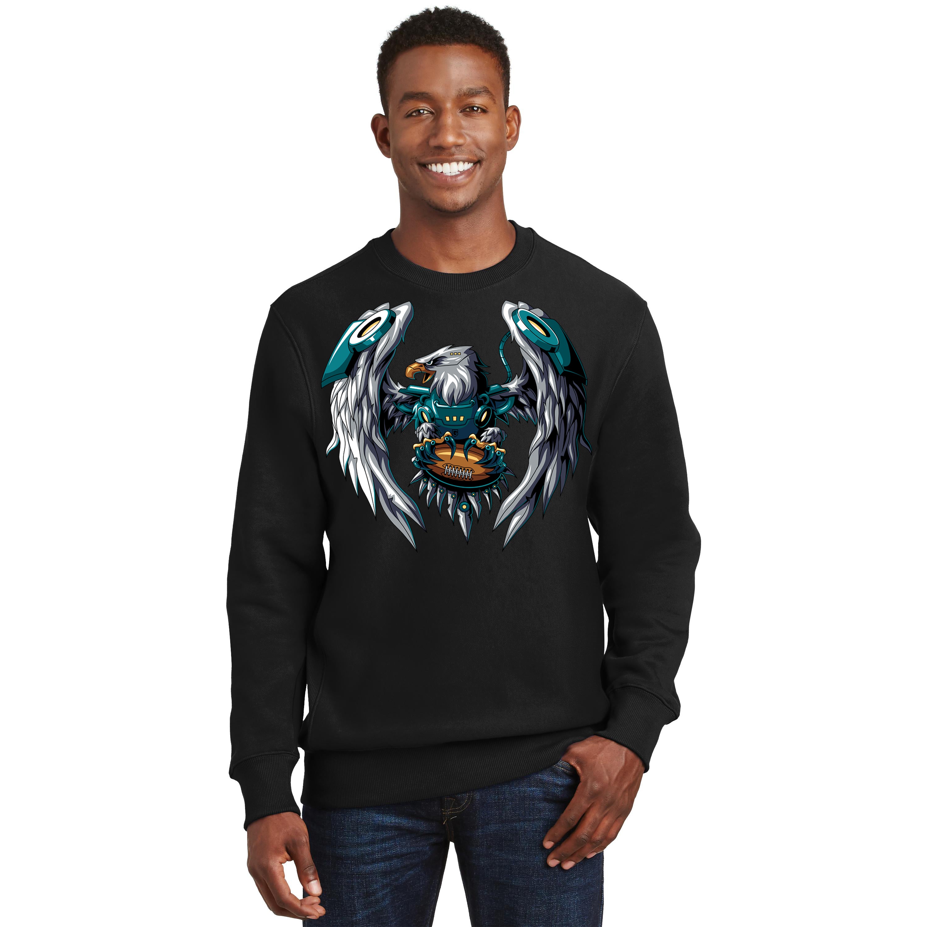 Philadelphia Football Robotic Men's Graphic Sweatshirt
