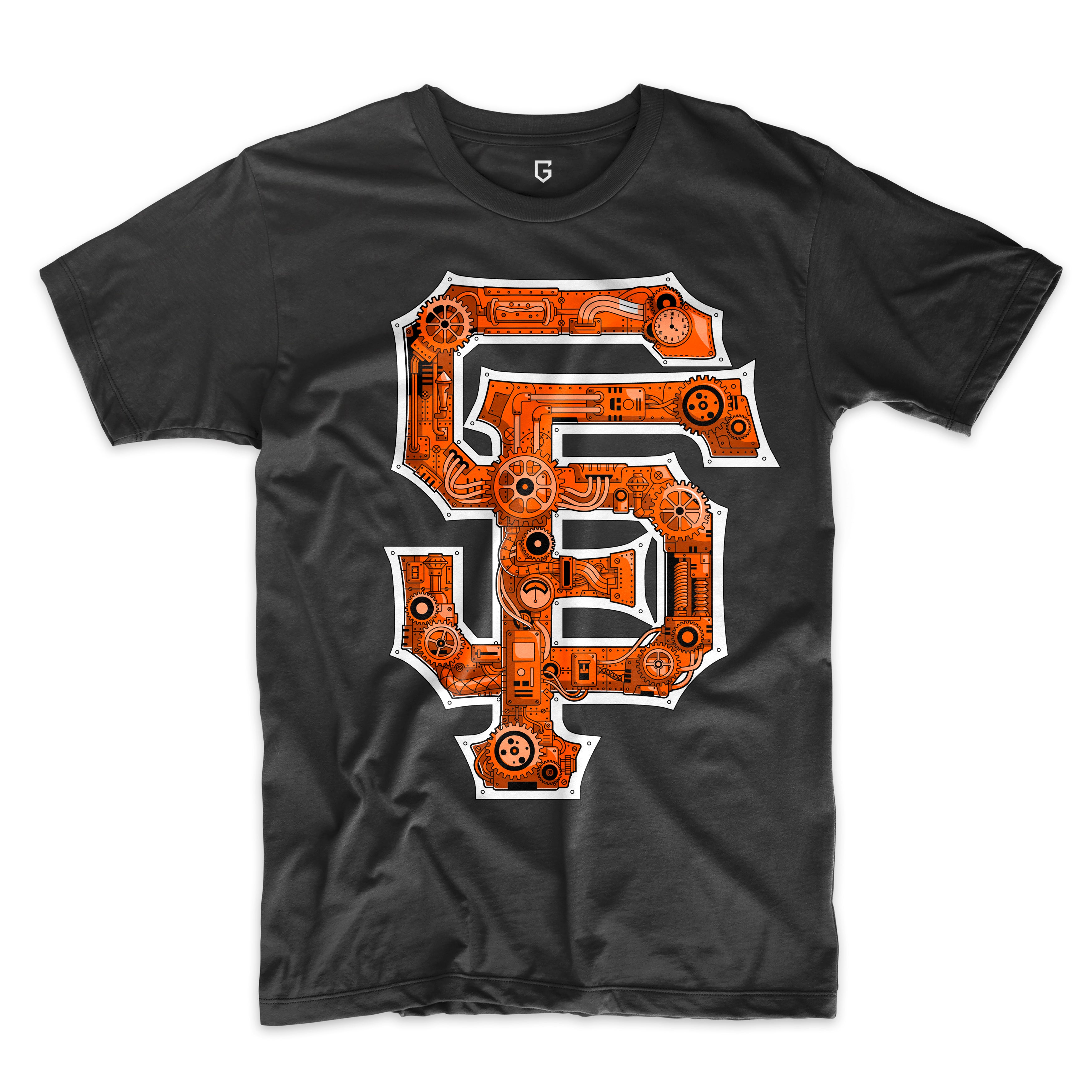 San Francisco Steampunk Baseball Men's T-Shirt