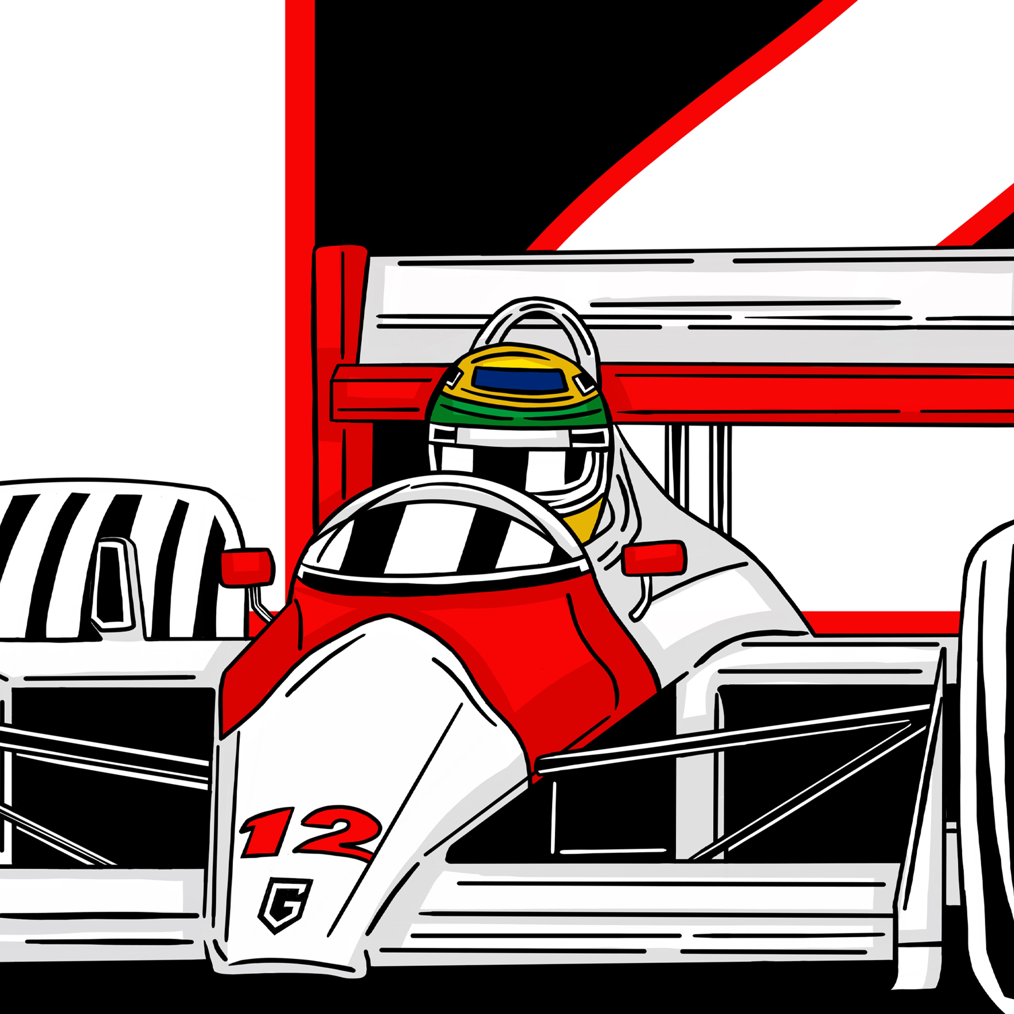 FORMULA BRAZILIAN RACING - SENNA #12