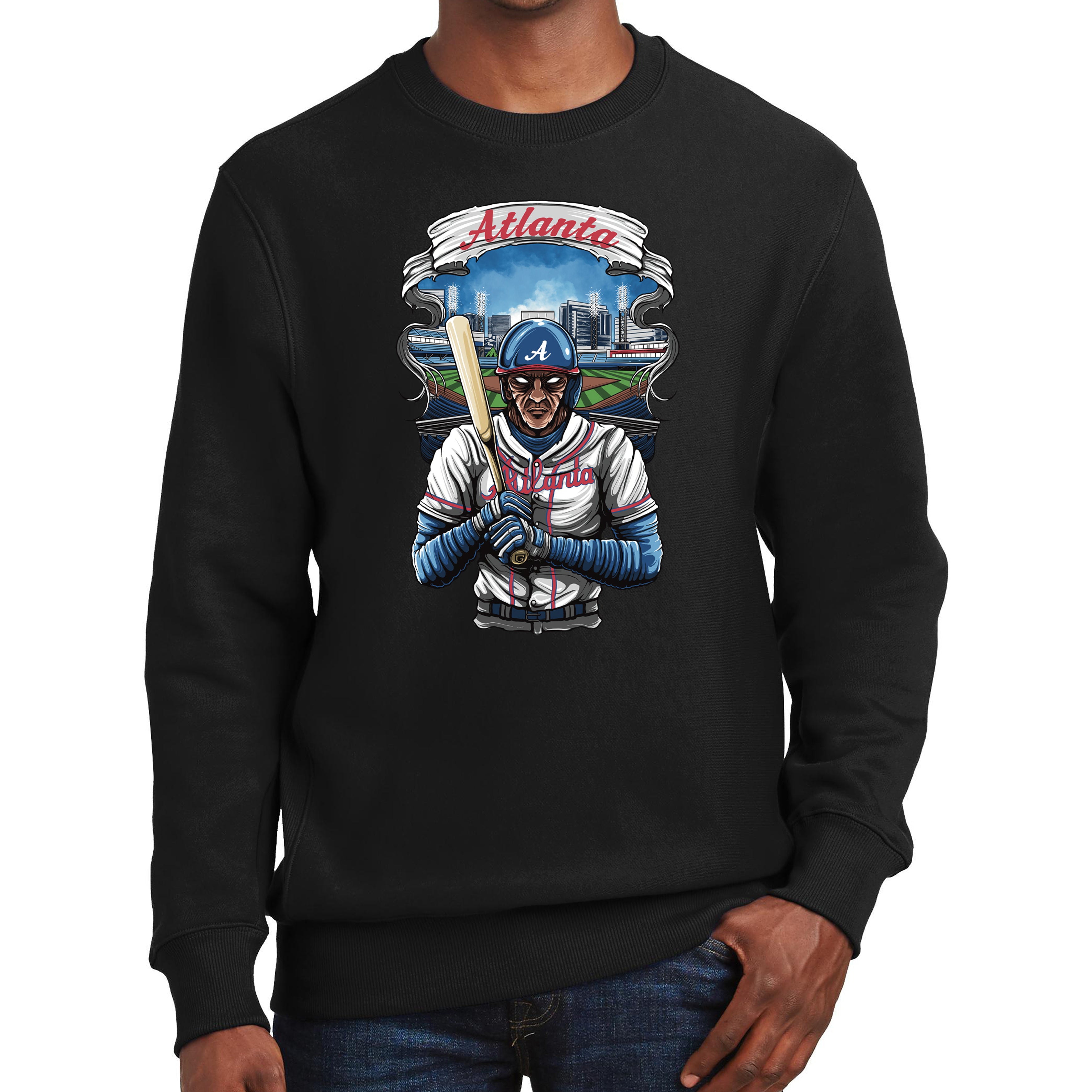 Atlanta Baseball Men's Graphic Sweatshirt