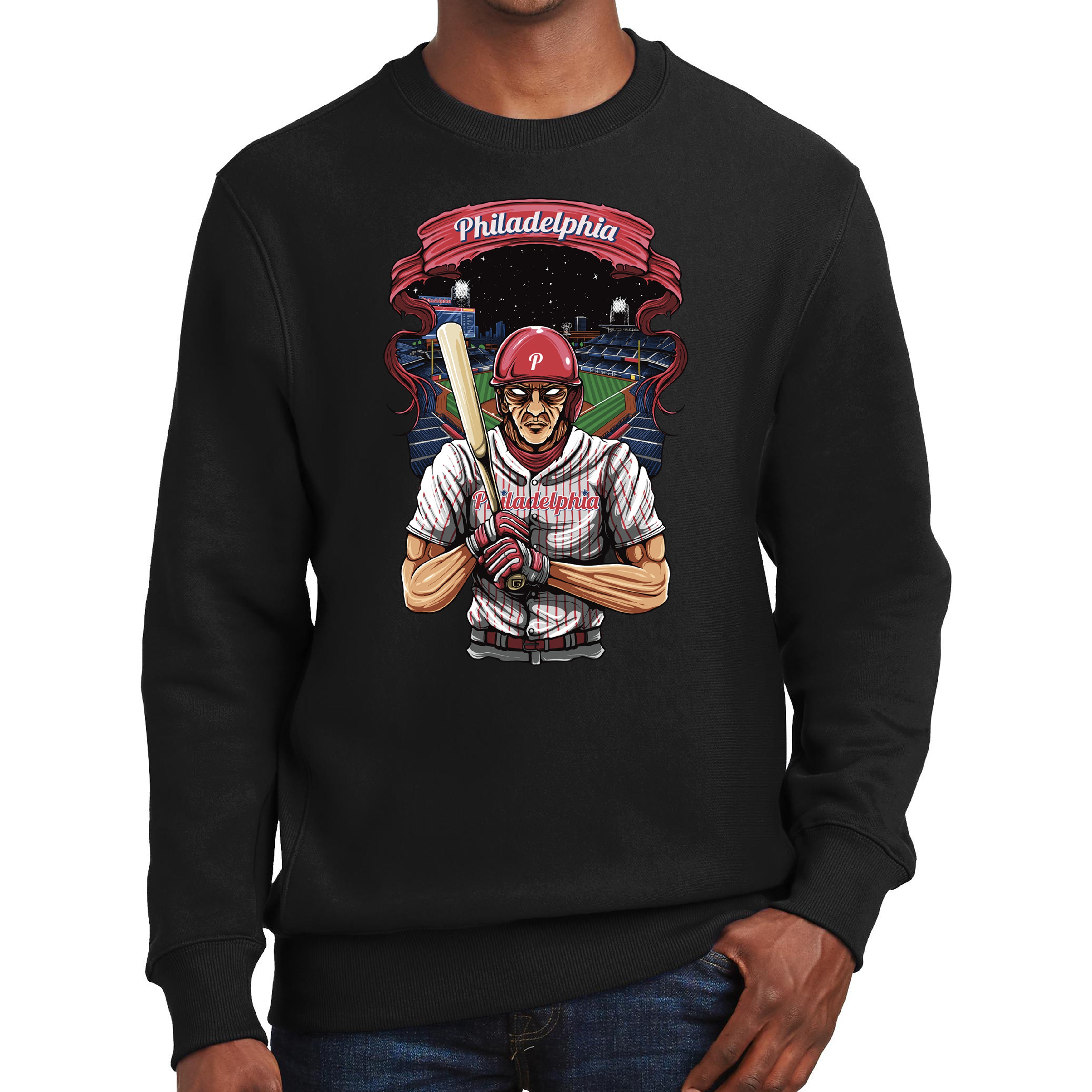 Philadelphia Baseball Men's Graphic Sweatshirt