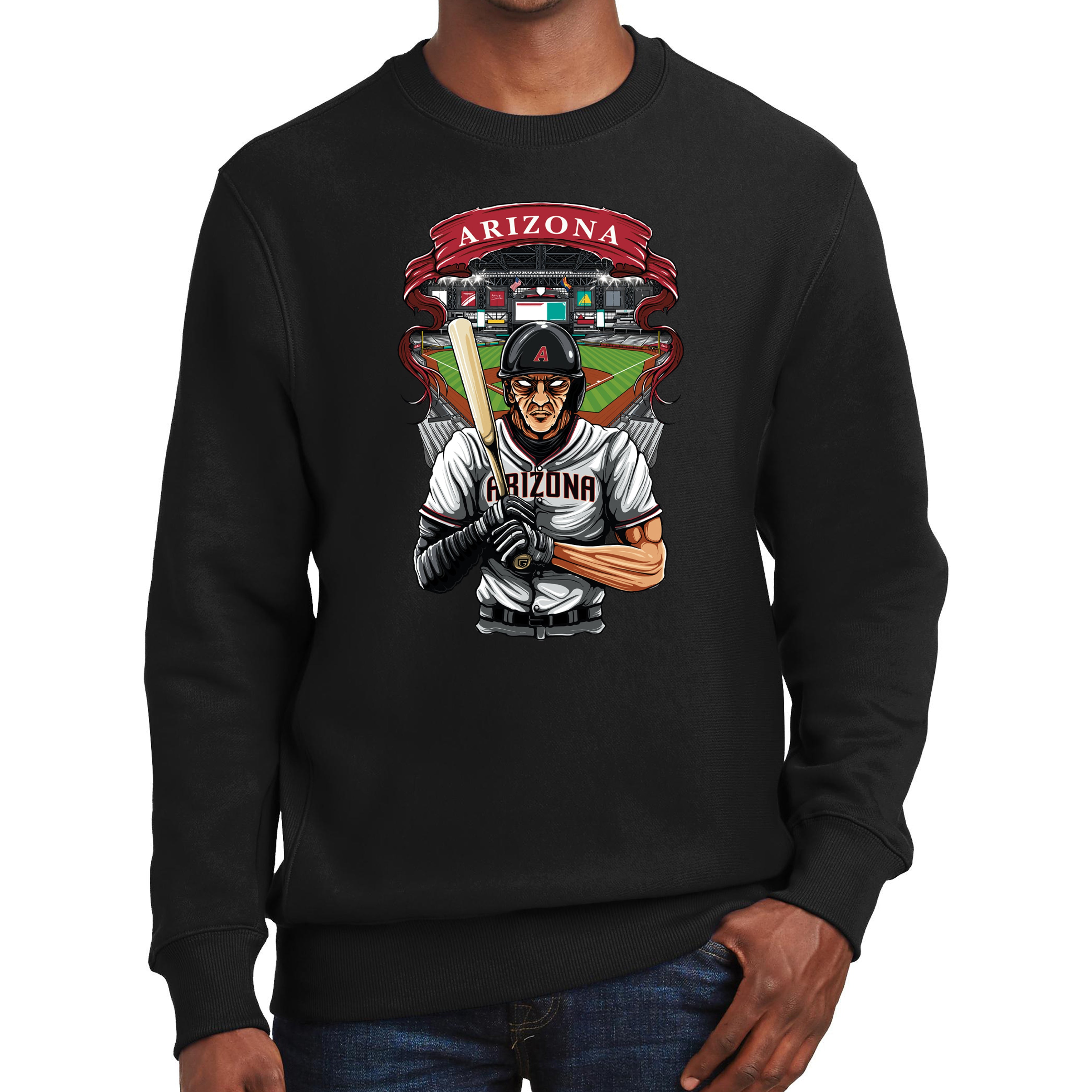 Arizona Baseball Men's Graphic Sweatshirt