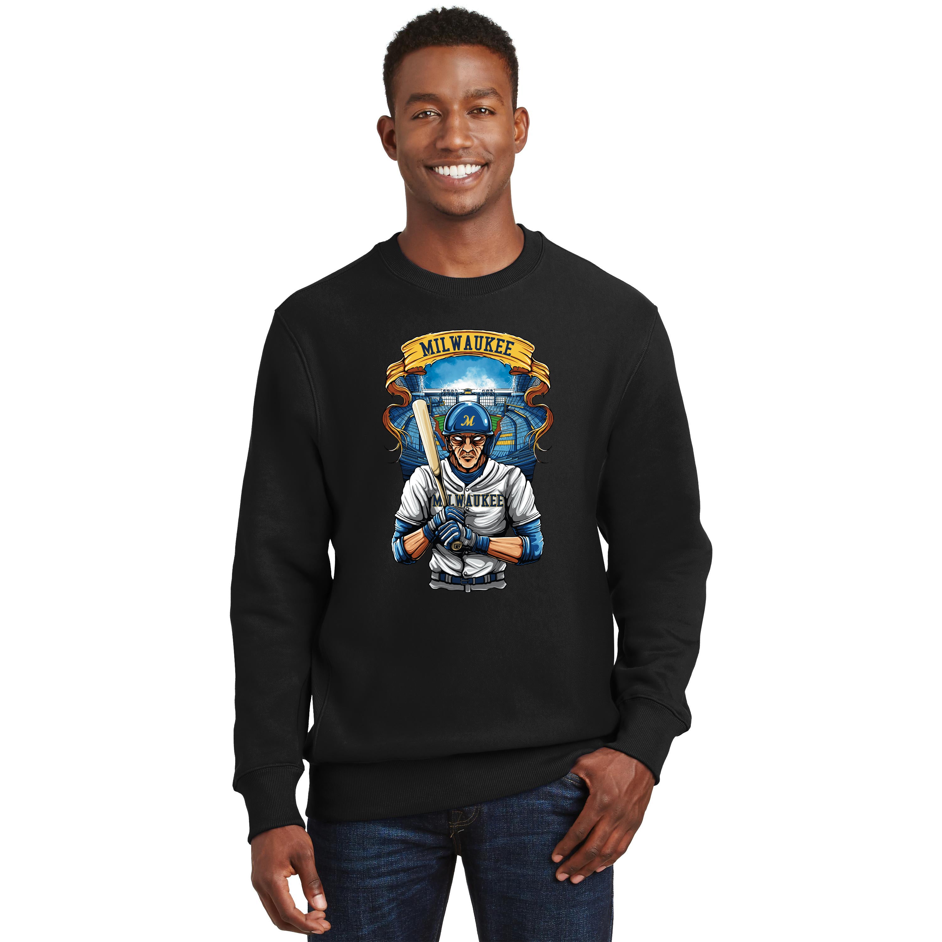 Milwaukee Baseball Men's Graphic Sweatshirt