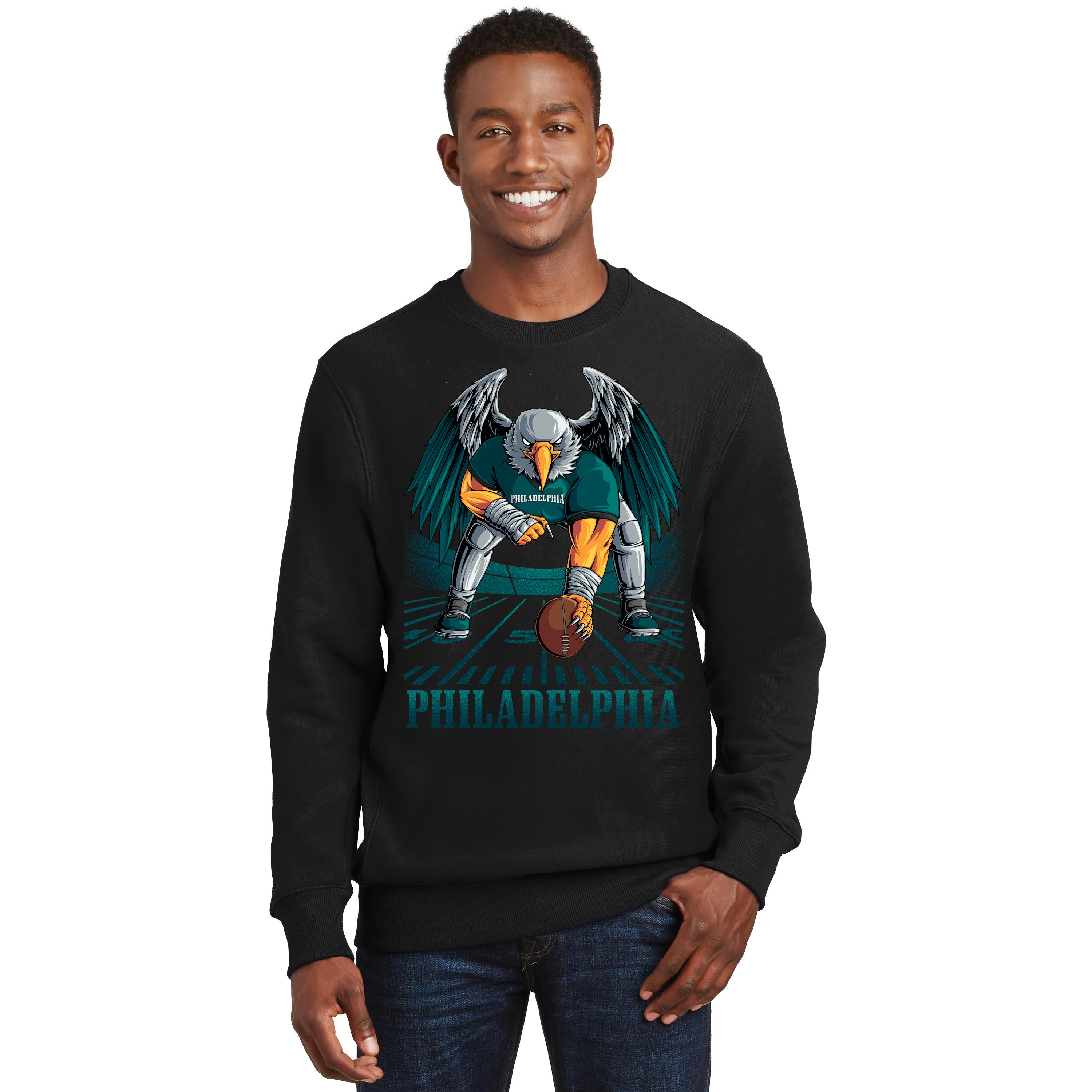 Philadelphia Football Snap Men's Graphic Sweatshirt