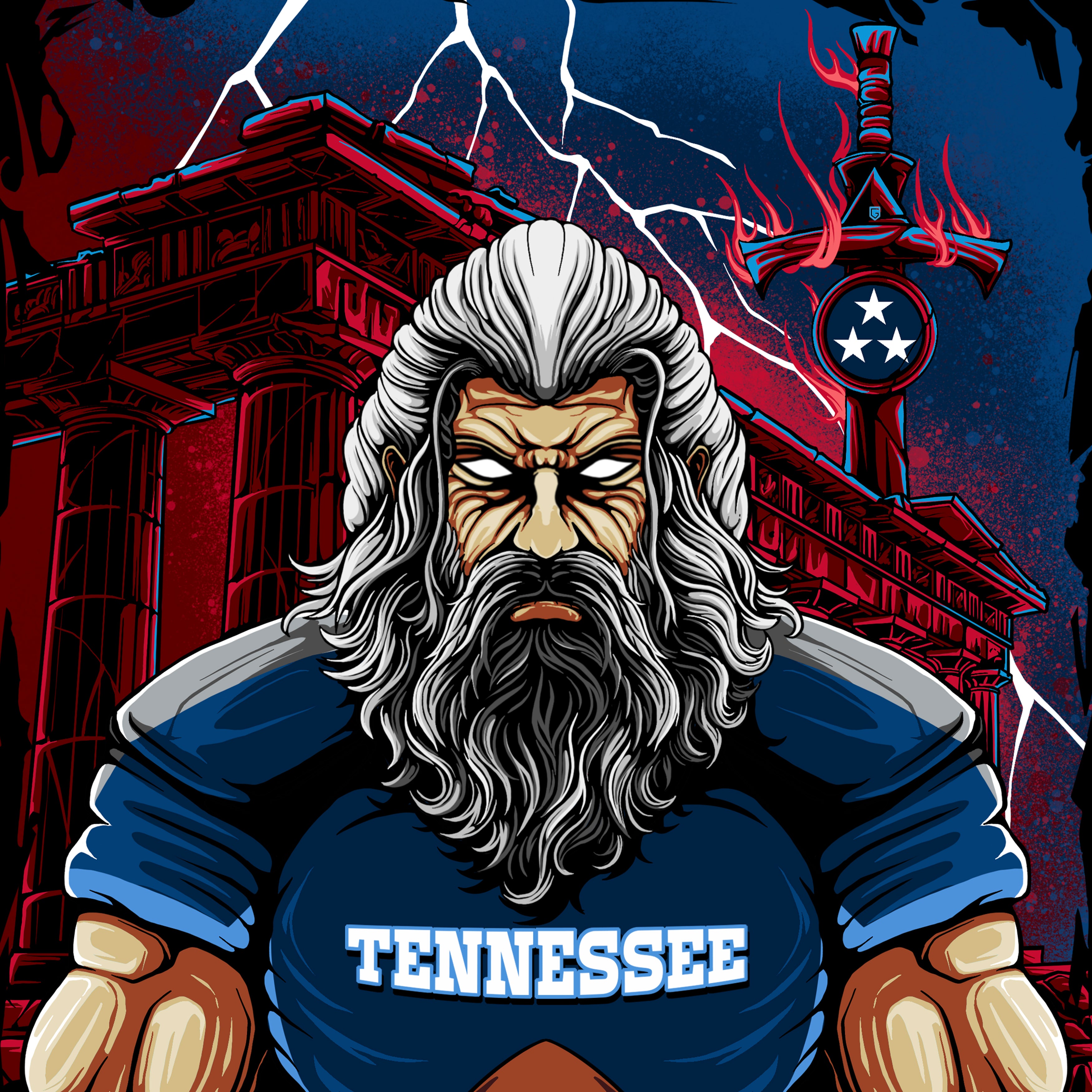 Tennessee Football Men's Graphic Tee