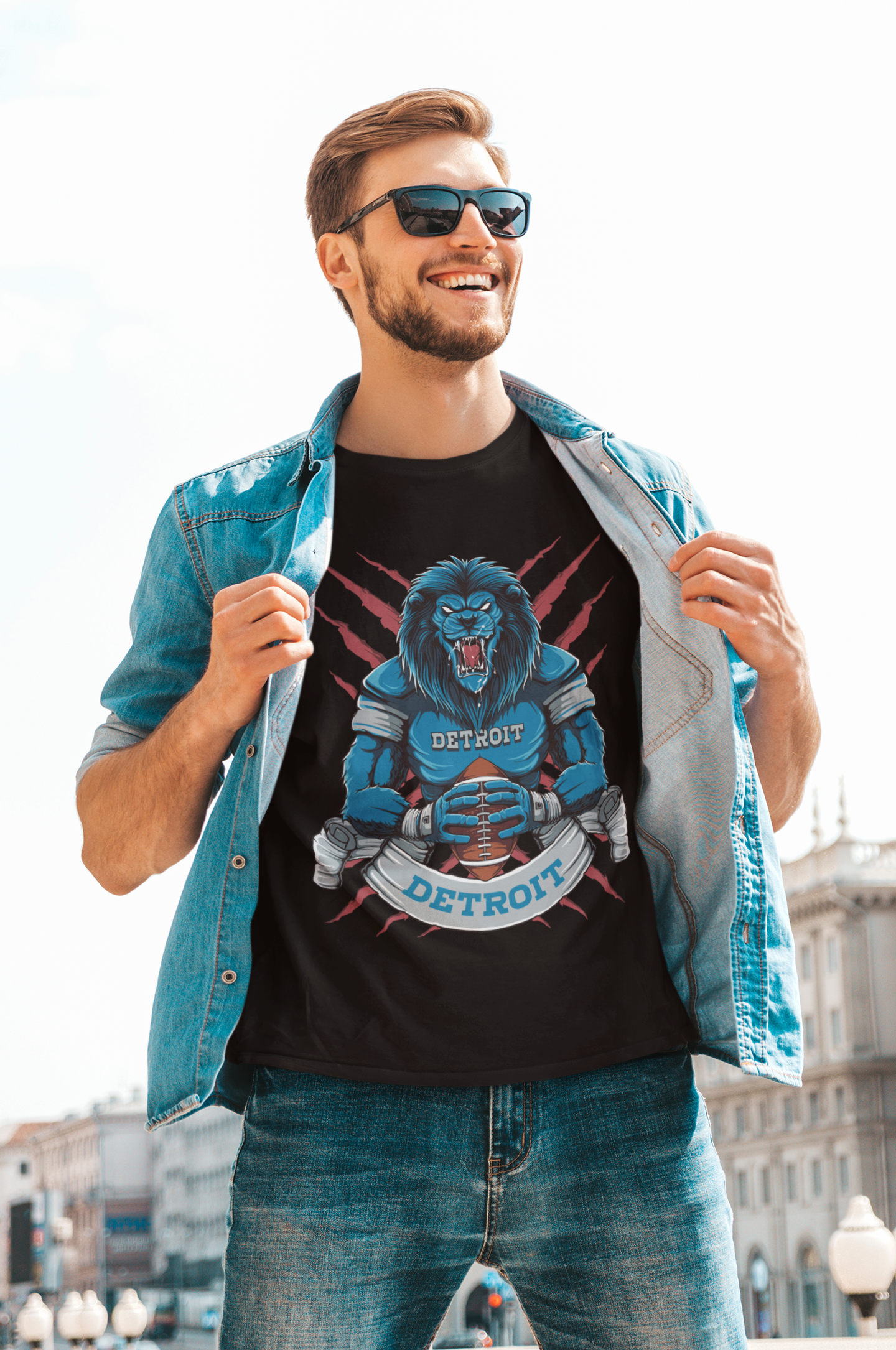 Detroit Football Men's T-Shirt