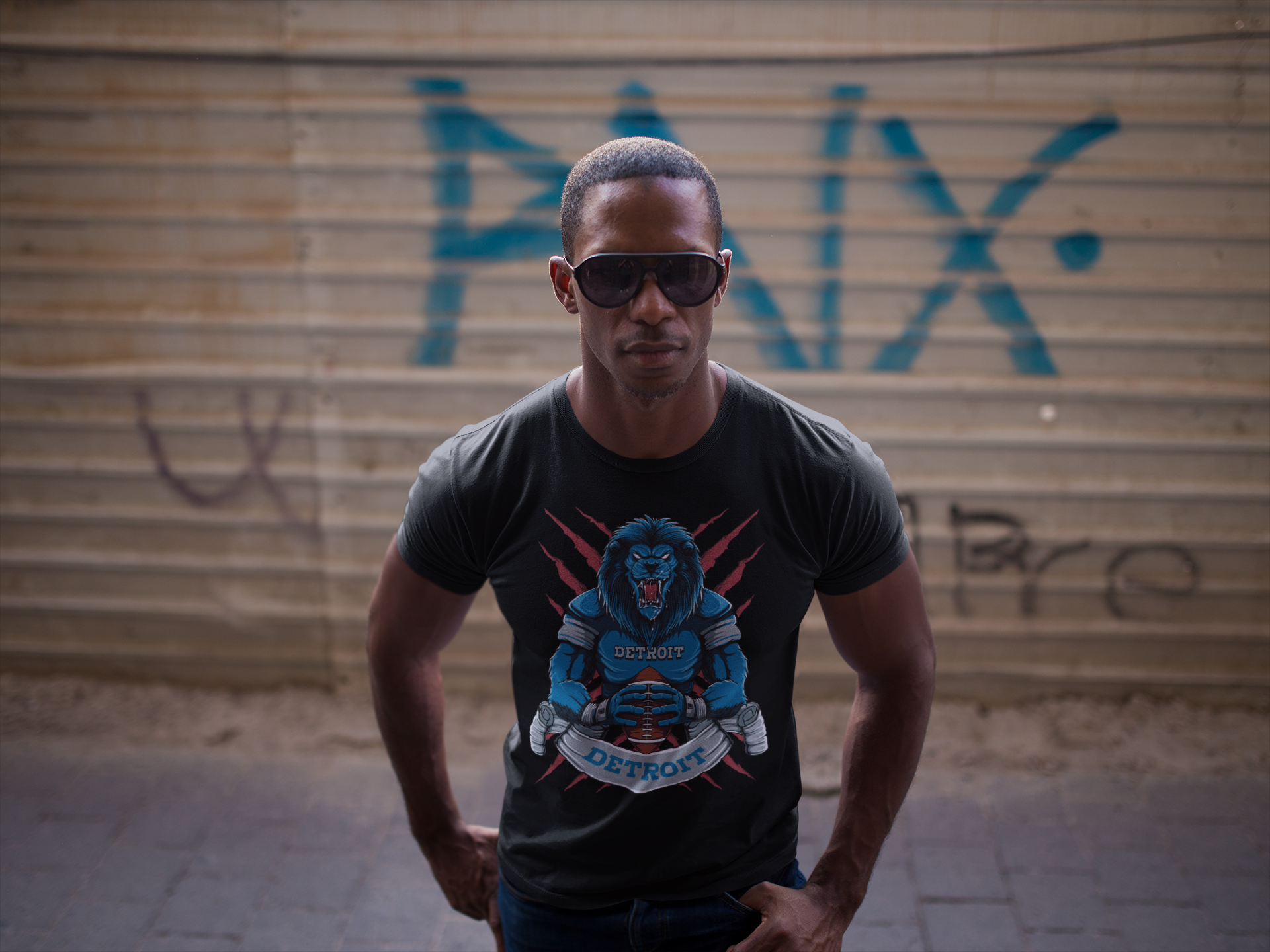 Detroit Football Men's T-Shirt