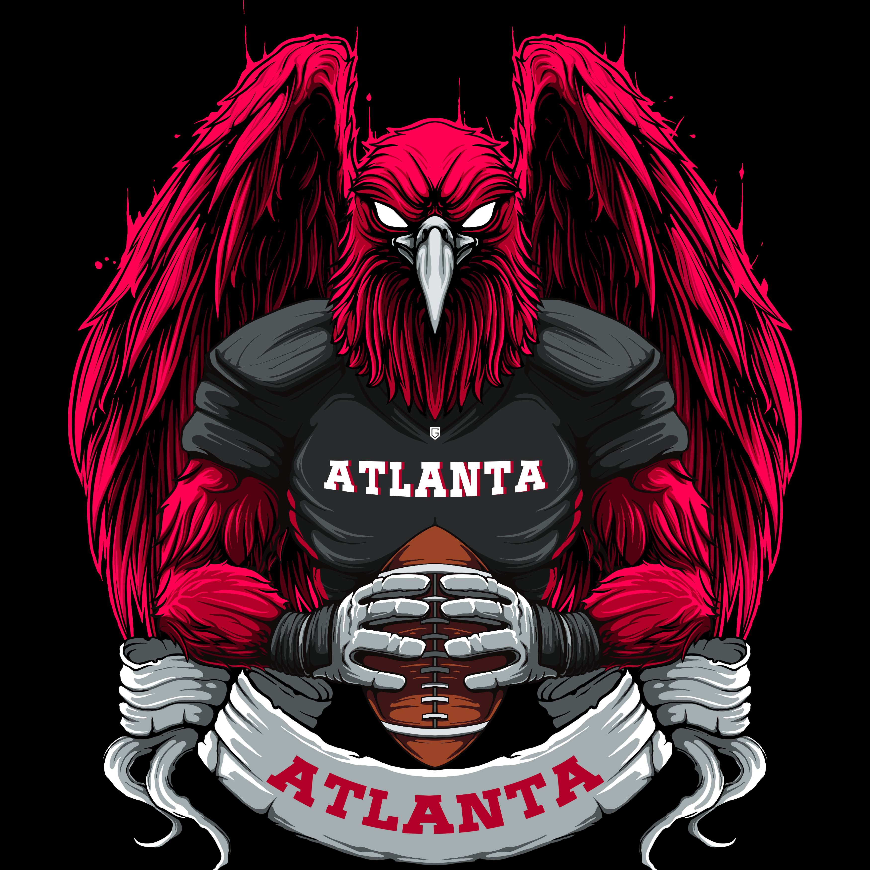 Atlanta Football Men's Men's Graphic Hoodie