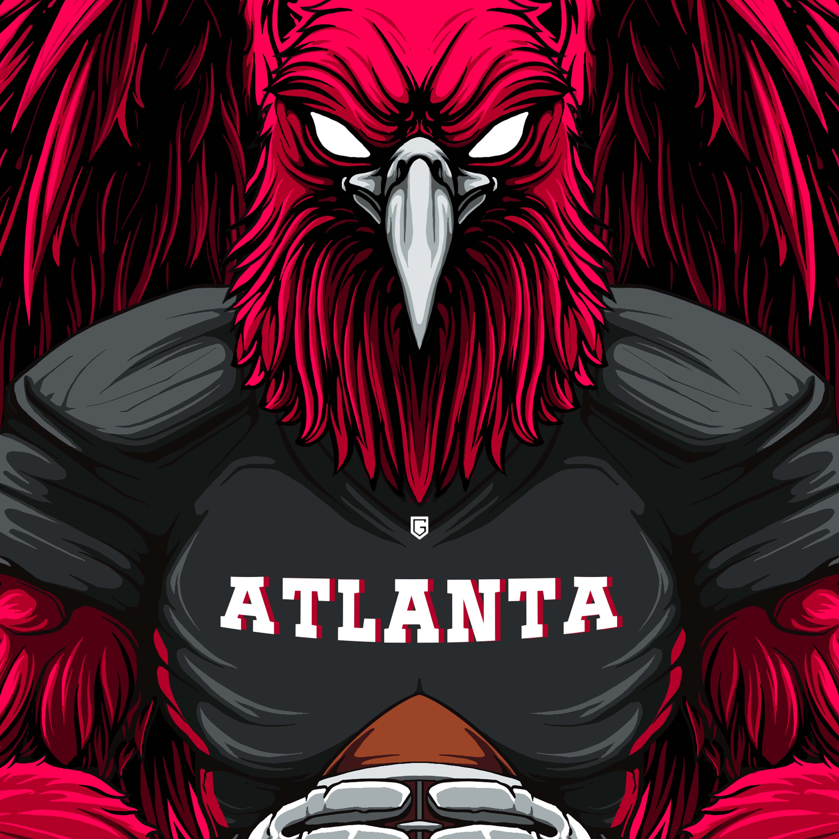 Atlanta Football Men's Men's Graphic Hoodie