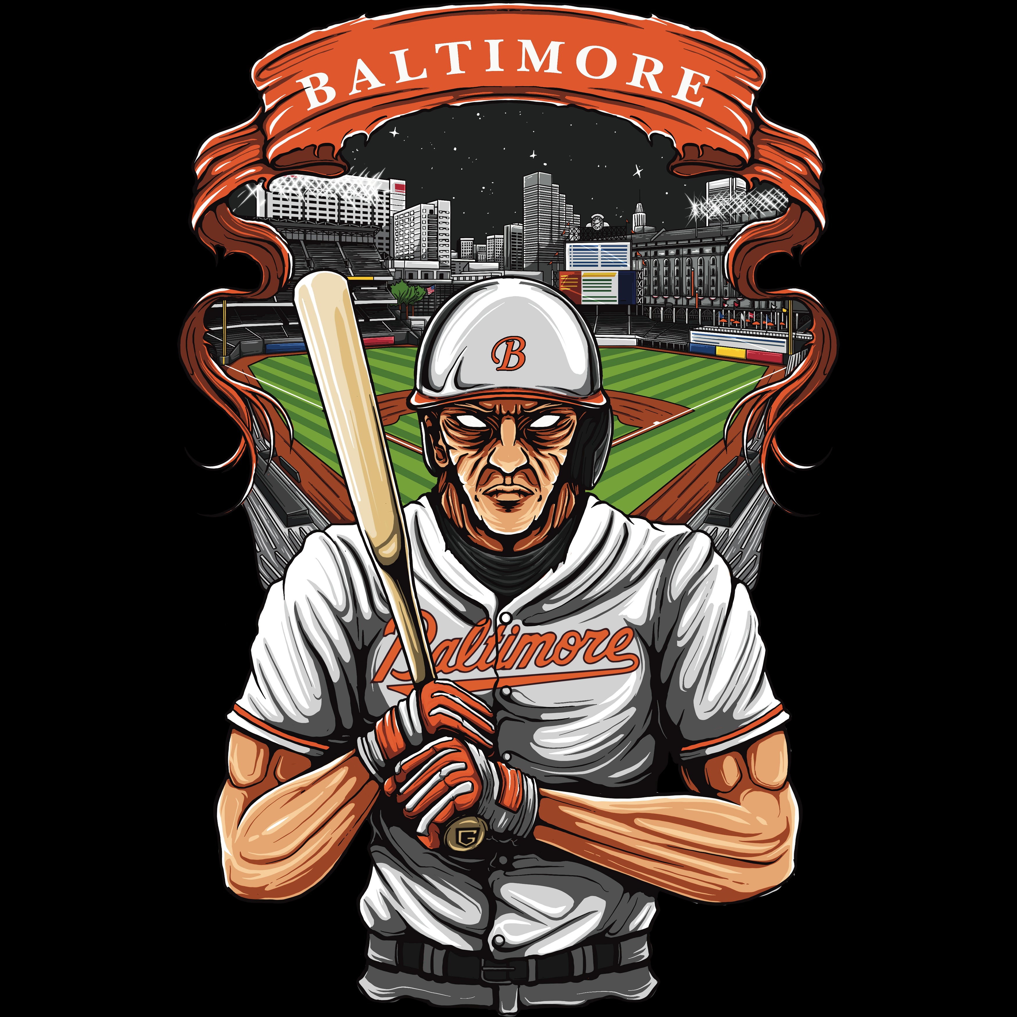 Baltimore Baseball Men's Graphic T-Shirt