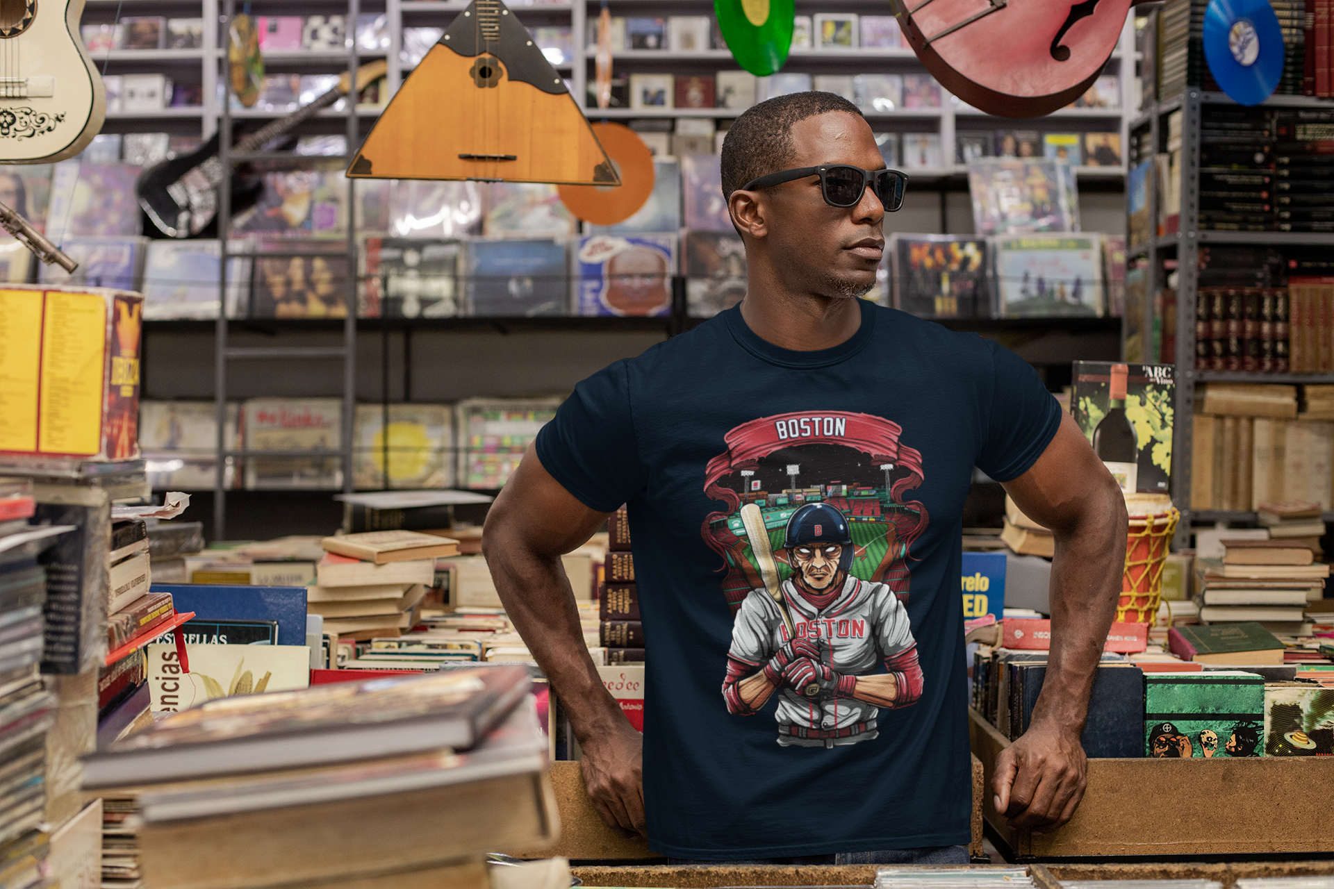 Boston Baseball Men's Graphic T-Shirt
