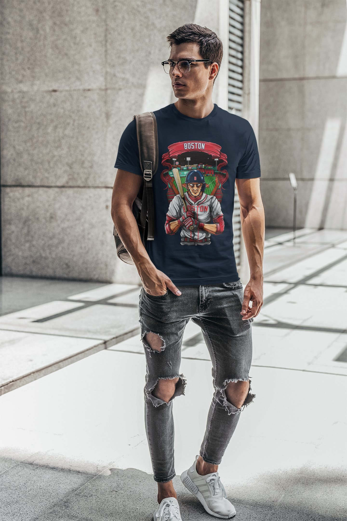 Boston Baseball Men's Graphic T-Shirt