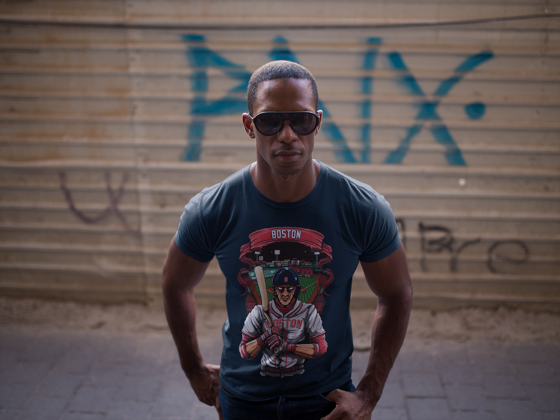 Boston Baseball Men's Graphic T-Shirt