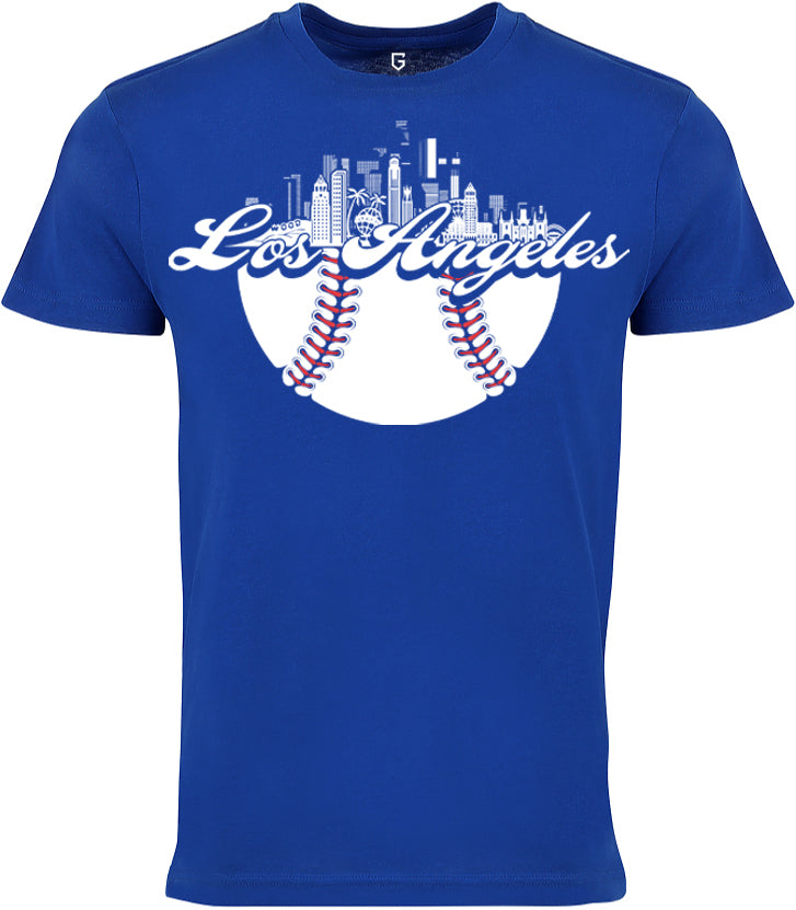 Los Angeles Baseball Skyline Classic Men's T-Shirt