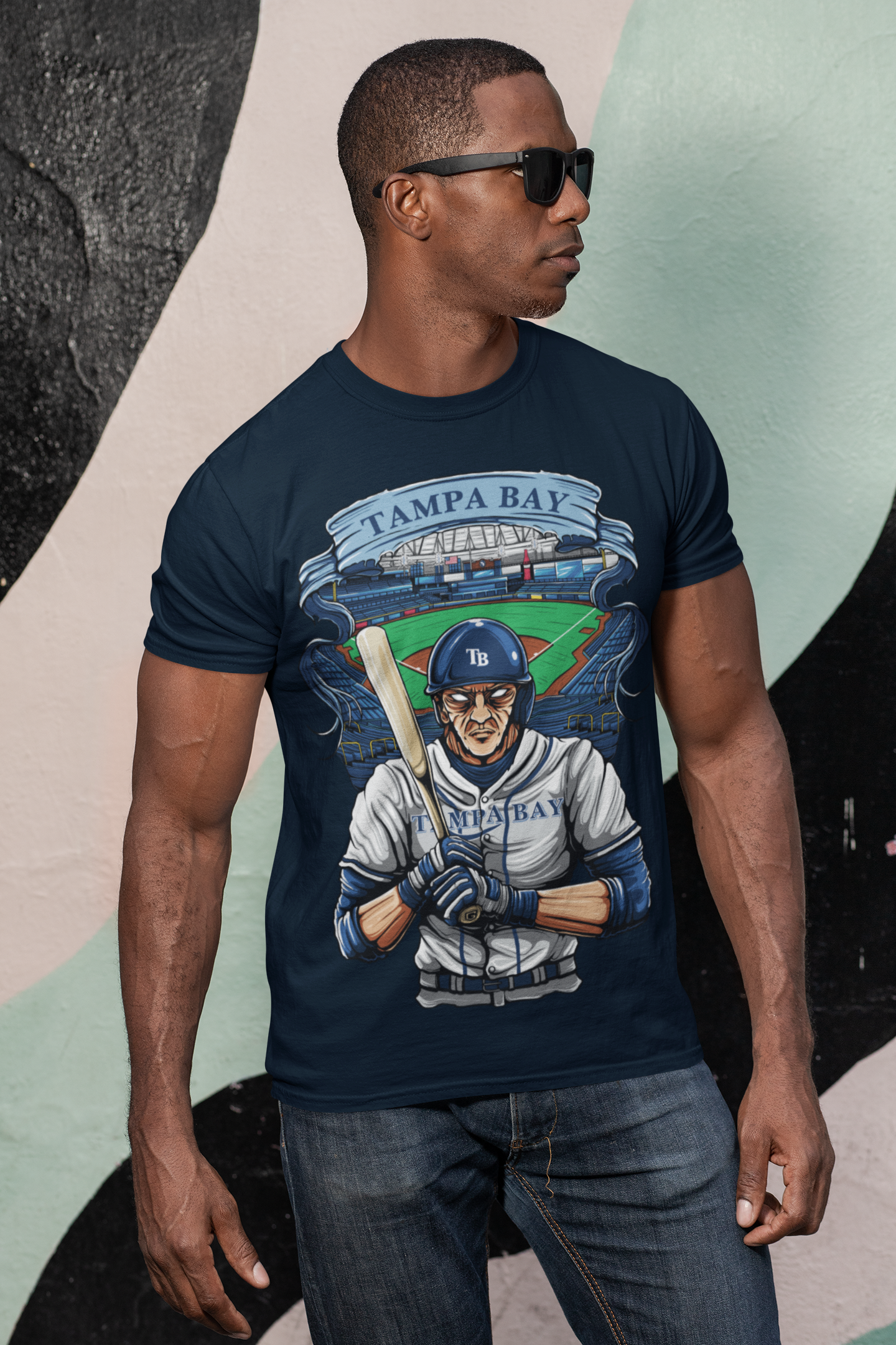 Tampa Bay Baseball Men's Graphic T-Shirt